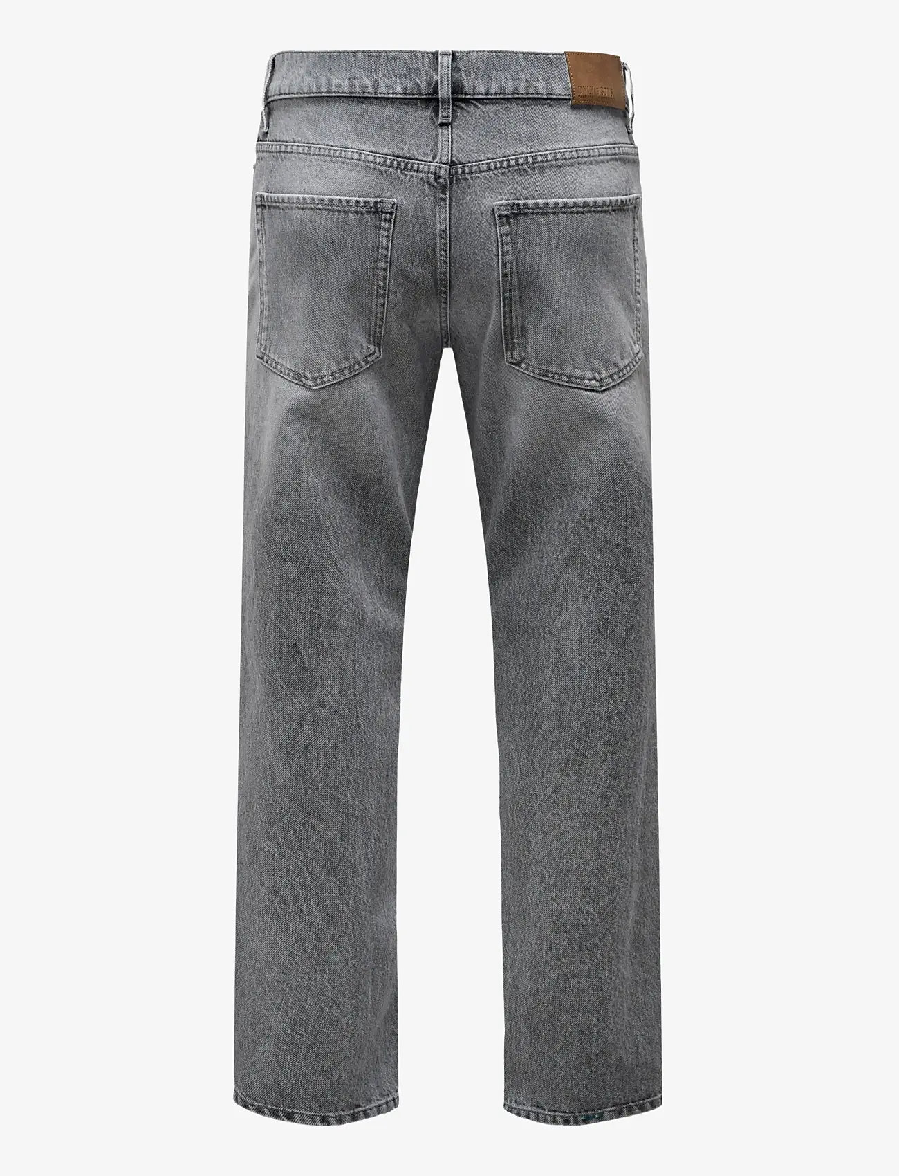 ONLY & SONS - ONSEDGE STRAIGHT MG 8202 TAI DNM NOOS - hosen & jeans - medium grey denim - 1