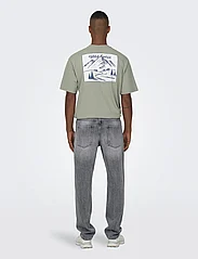 ONLY & SONS - ONSEDGE STRAIGHT MG 8202 TAI DNM NOOS - regular jeans - medium grey denim - 3