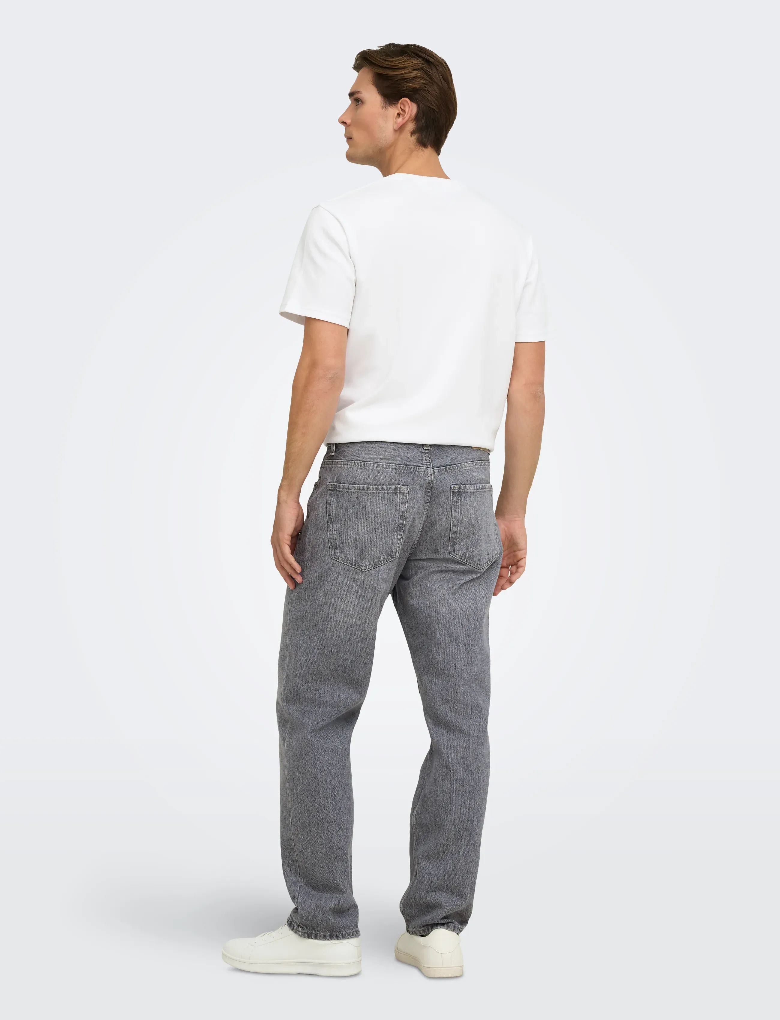 ONLY & SONS - ONSEDGE STRAIGHT MG 8202 TAI DNM NOOS - normale jeans - medium grey denim - 3