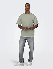 ONLY & SONS - ONSEDGE STRAIGHT MG 8202 TAI DNM NOOS - regular jeans - medium grey denim - 4