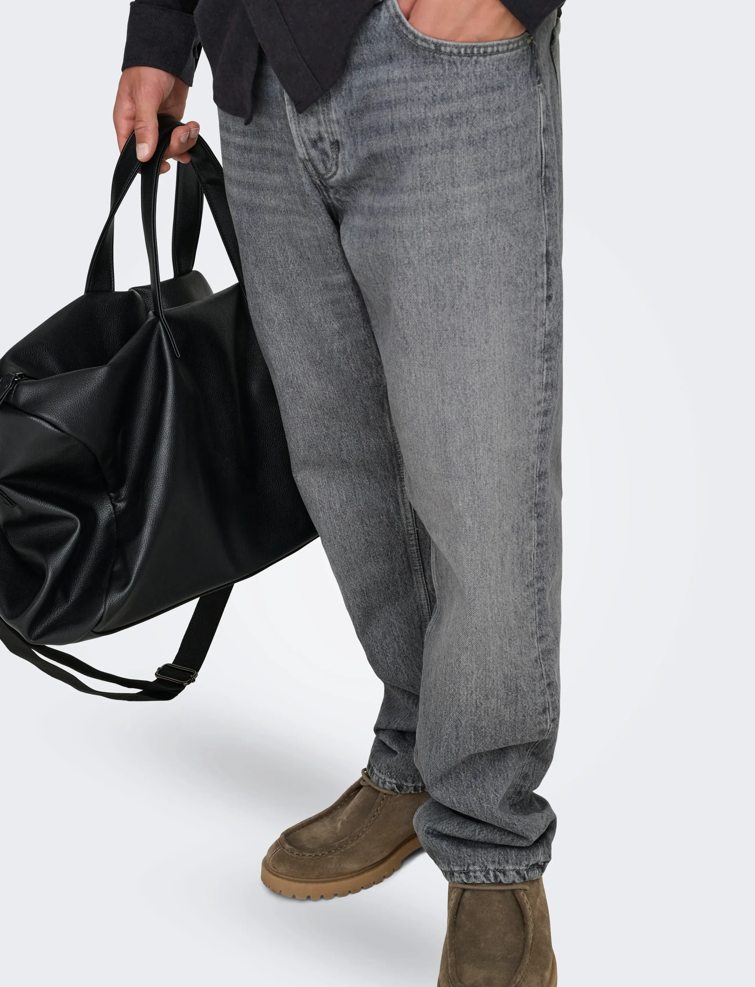ONLY & SONS Onsedge Straight Mg 8202 Tai Dnm Noos straight leg jeans herr – bild 5
