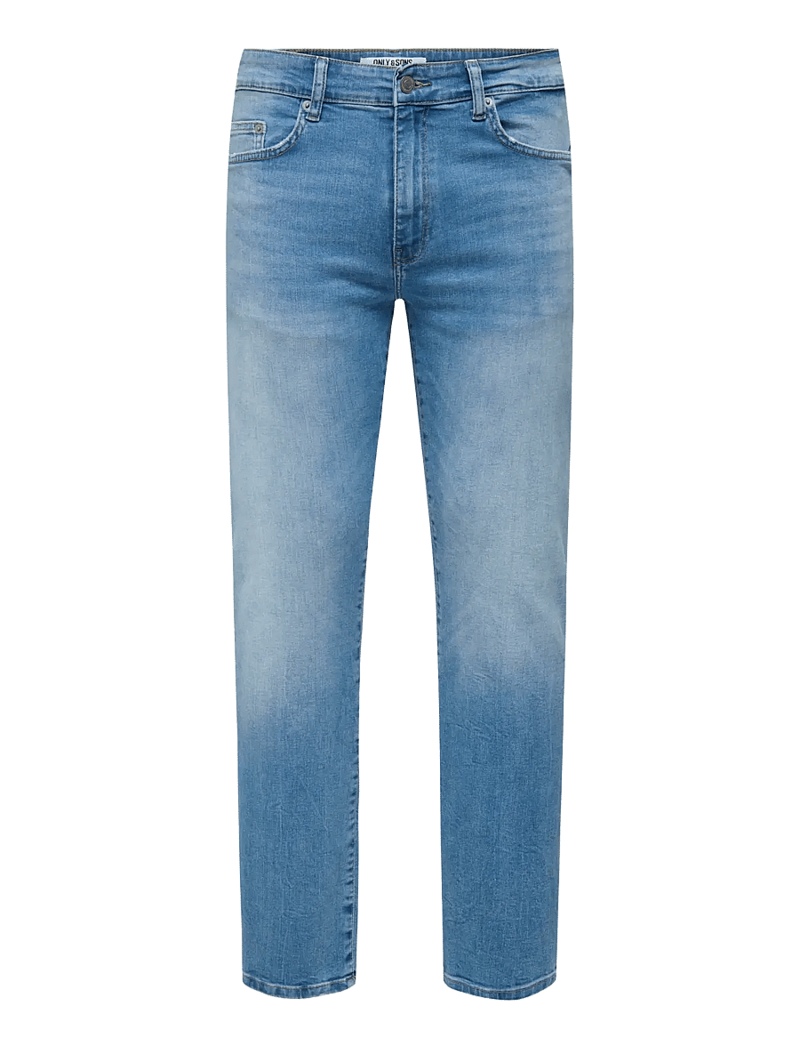 ONLY & SONS - ONSWEFT REGULAR LMB 8264 AZG DNM NOOS - light medium blue denim - 1