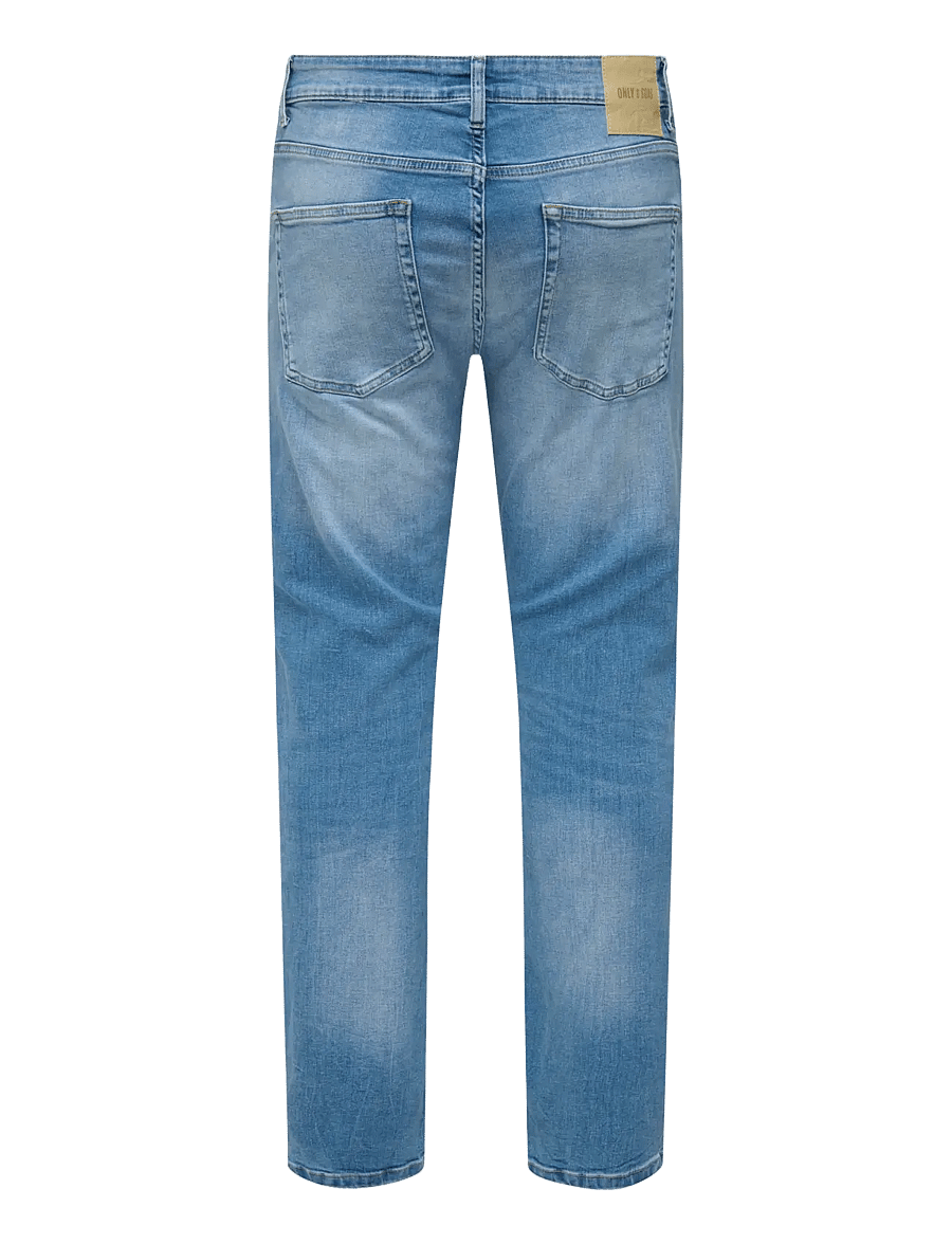 ONLY & SONS - ONSWEFT REGULAR LMB 8264 AZG DNM NOOS - light medium blue denim - 2