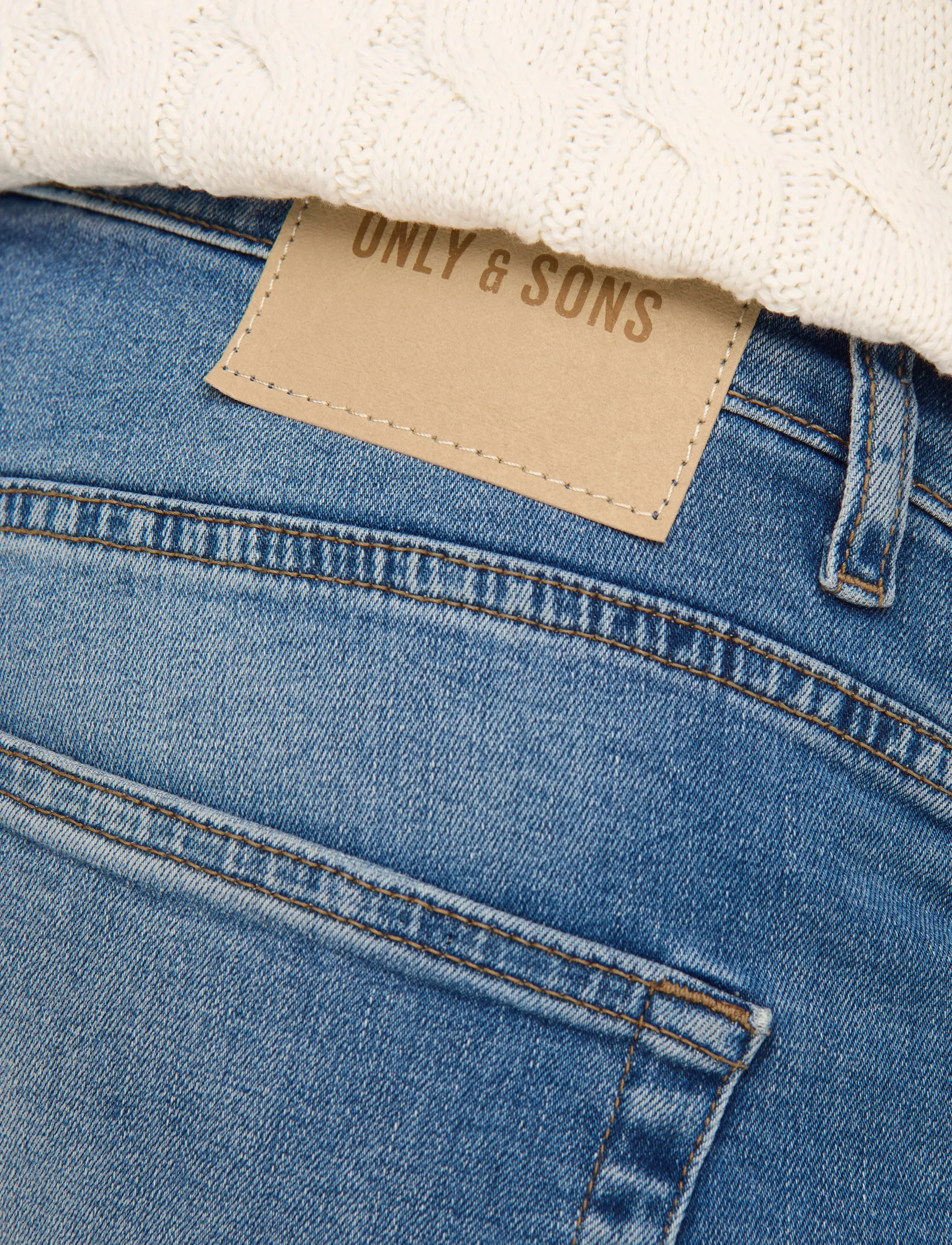 ONLY & SONS - ONSWEFT REGULAR LMB 8264 AZG DNM NOOS - light medium blue denim - 5