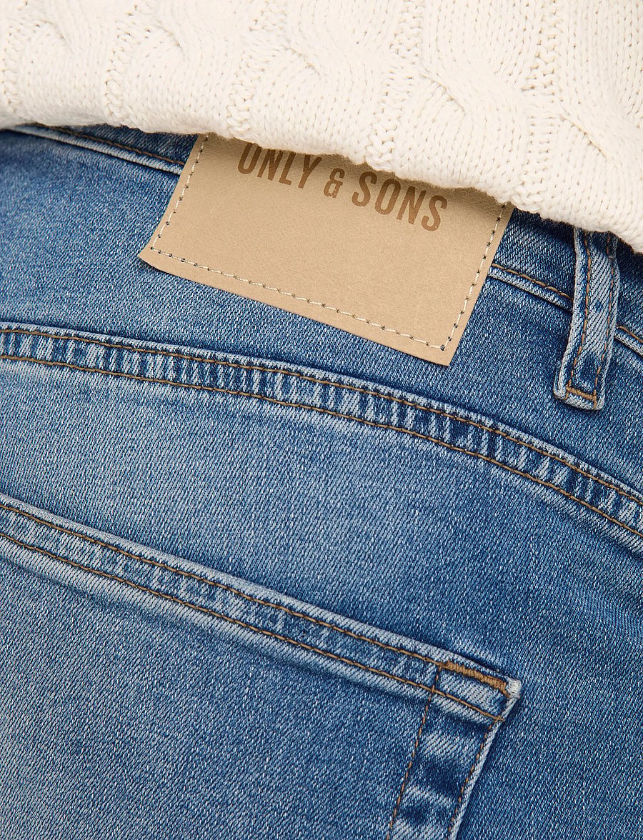 ONLY & SONS - ONSWEFT REGULAR LMB 8264 AZG DNM NOOS - light medium blue denim - 5