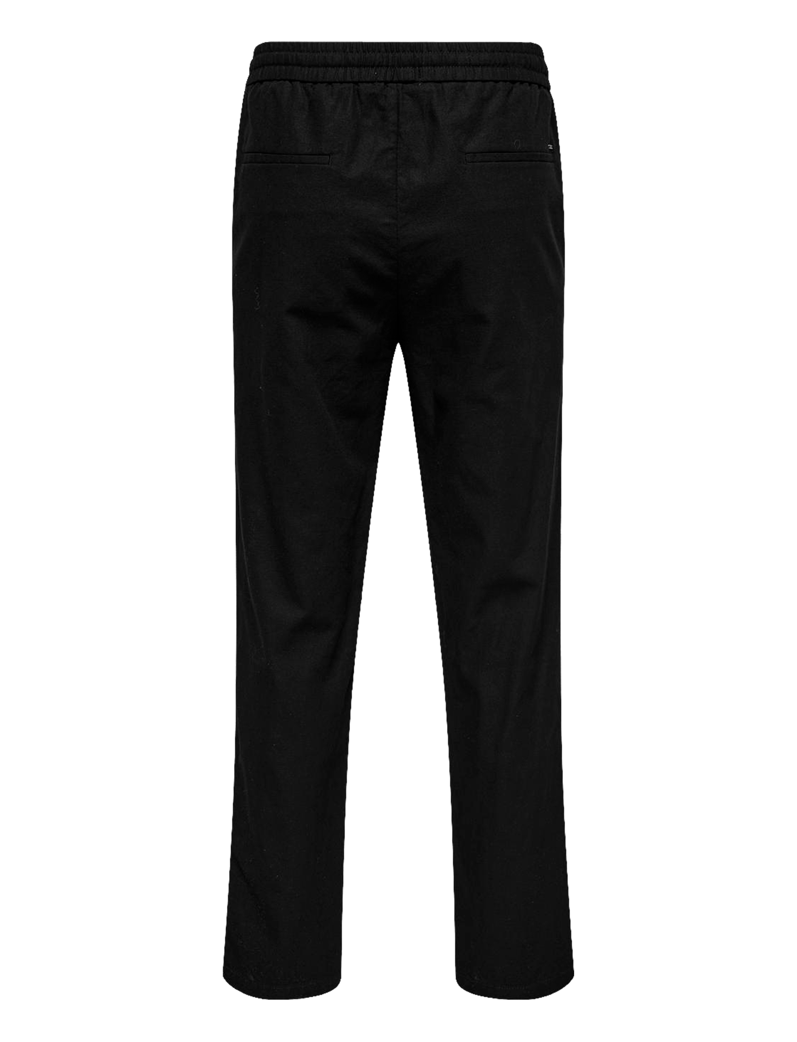 ONLY & SONS - ONSSINUS LOOSE 0007 COT LIN PANT NOOS - lininės kelnės - black - 2