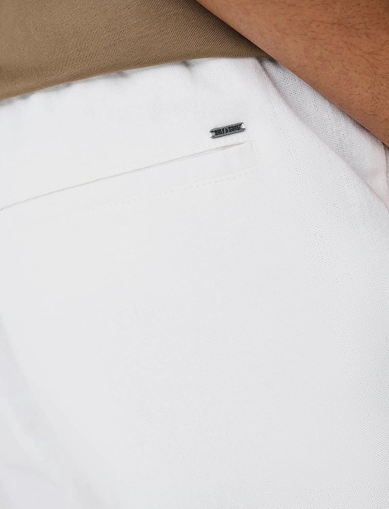 ONLY & SONS - ONSSINUS LOOSE 0007 COT LIN PANT NOOS - pellavahousut - bright white - 5