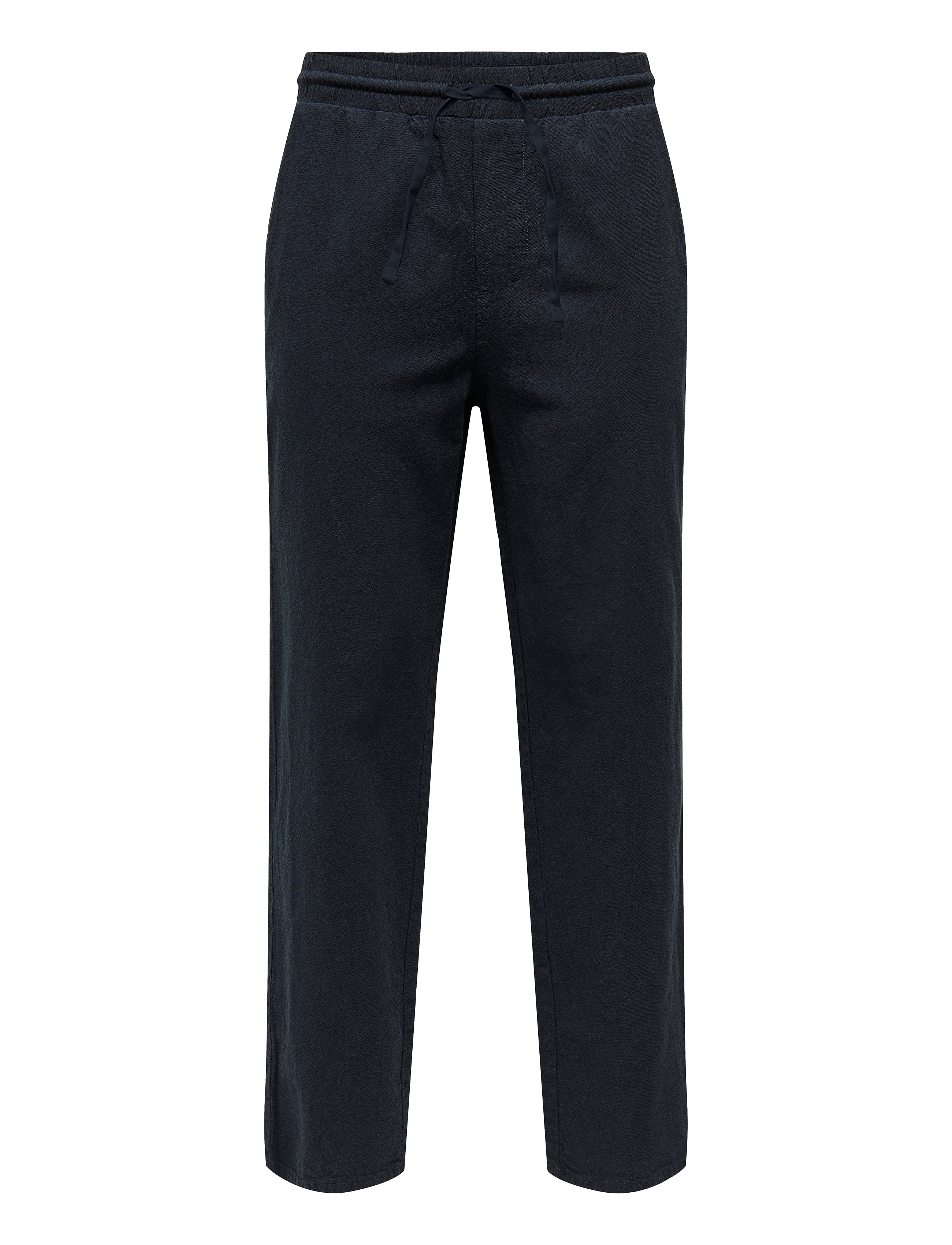 ONLY & SONS ONSSINUS LOOSE 0007 COT LIN PANT NOOS - Byxor - DARK NAVY / navy