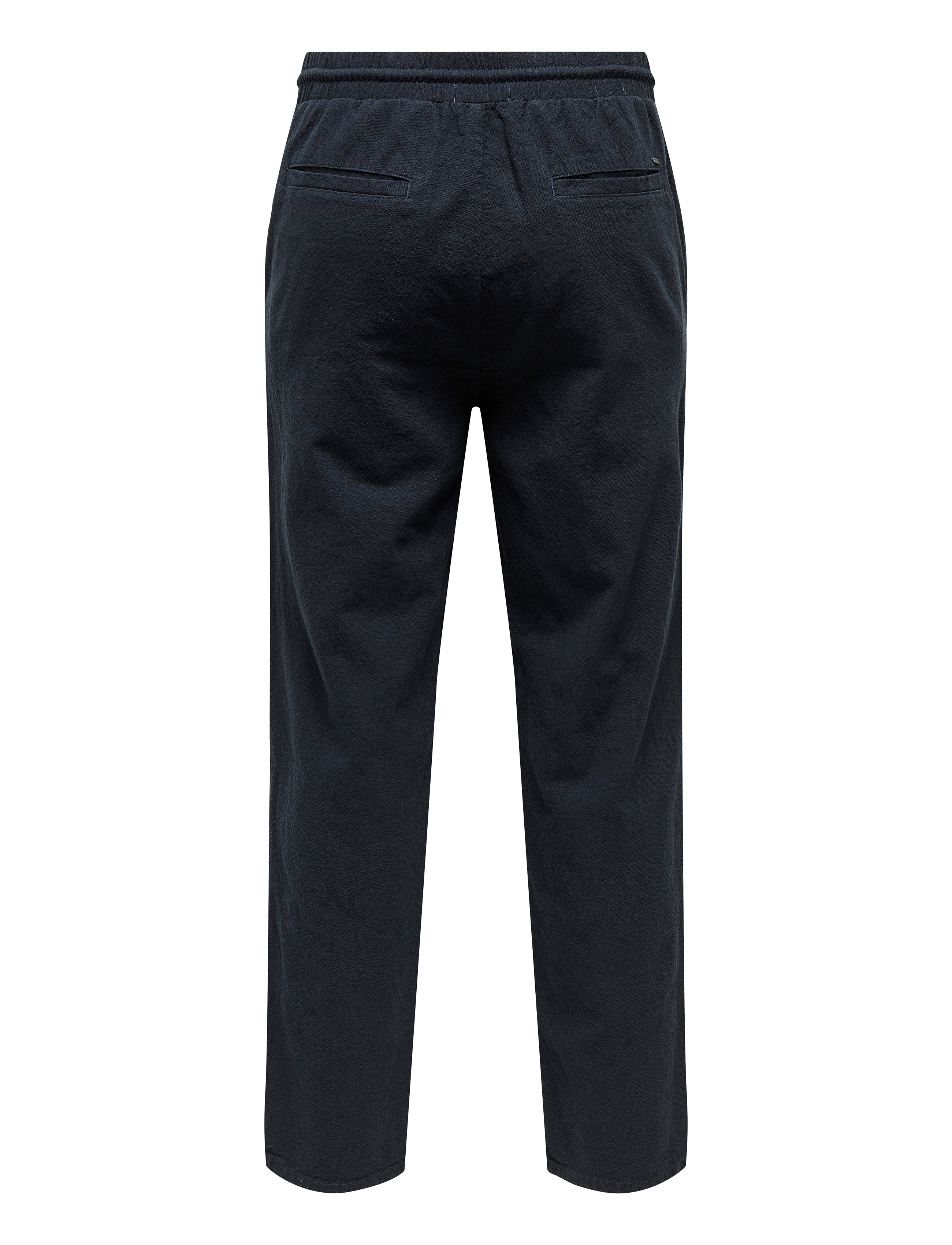 ONLY & SONS - ONSSINUS LOOSE 0007 COT LIN PANT NOOS - hörbuxur - dark navy - 2