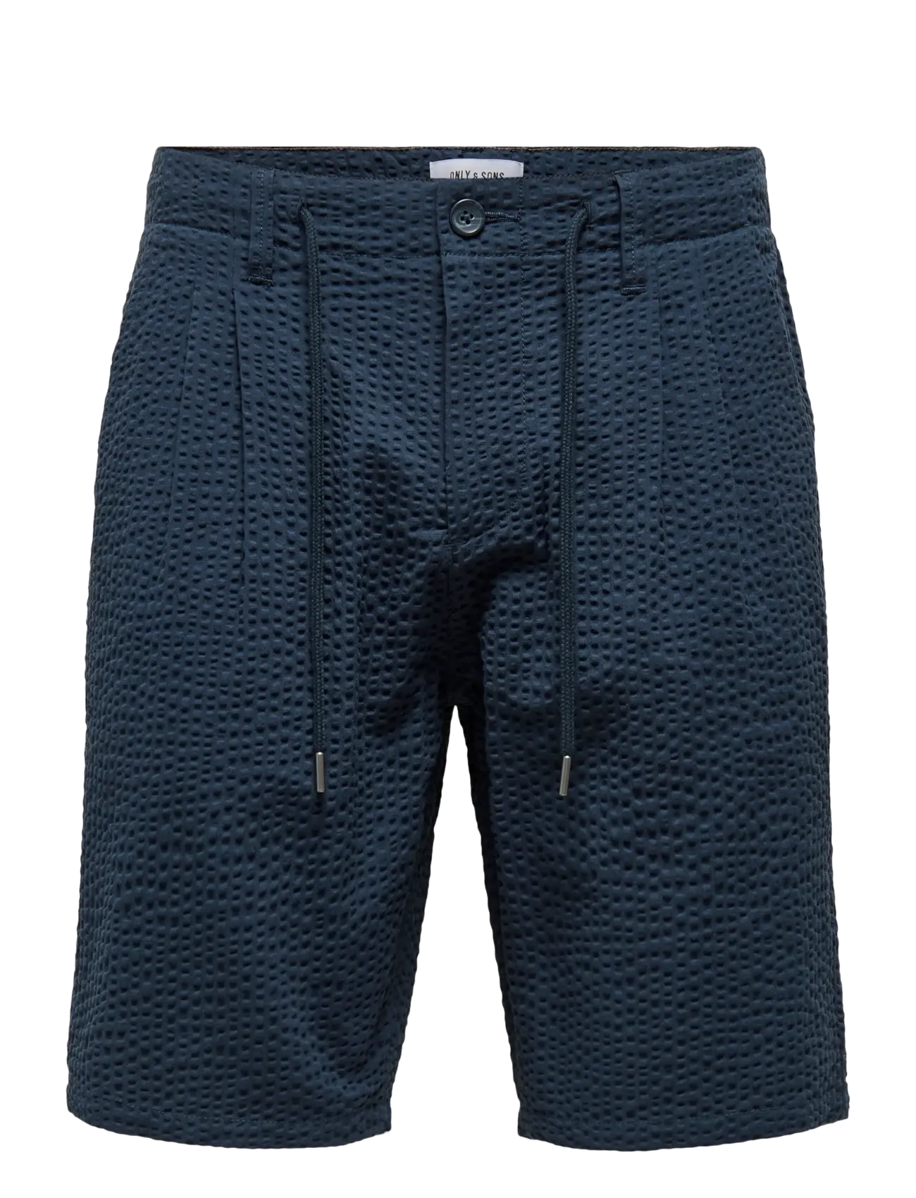 ONLY & SONS ONSLEO LIFE 0009 SEERSUCKER SHORTS NOOS - Kleidung - NAVY BLAZER / navy