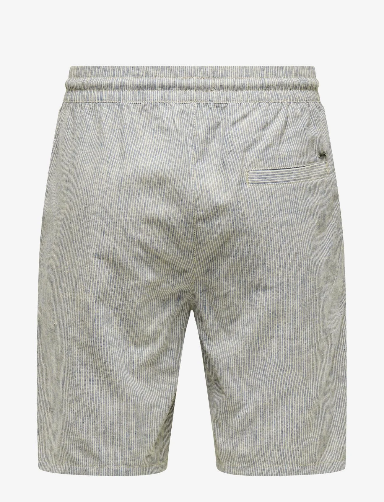 ONLY & SONS - ONSLINUS 0136 COT LIN SHORTS - lowest prices - bering sea - 1