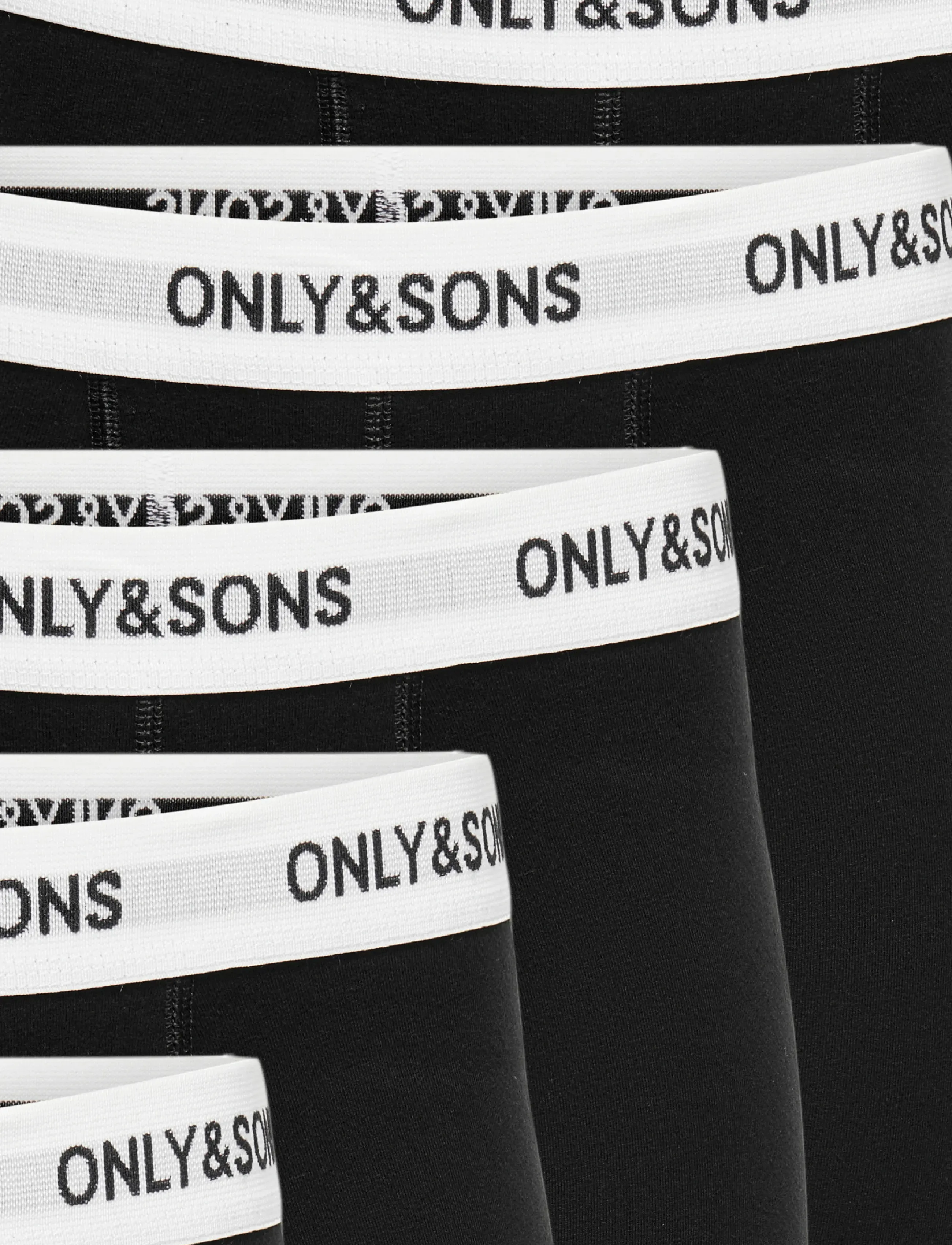 ONLY & SONS - ONSFITZ SOLID BLACK BOXER 7-PACK - die niedrigsten preise - black - 2