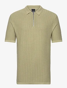 ONSDOMI DS 12 STRUC HALF ZIP POLO KNIT, ONLY & SONS