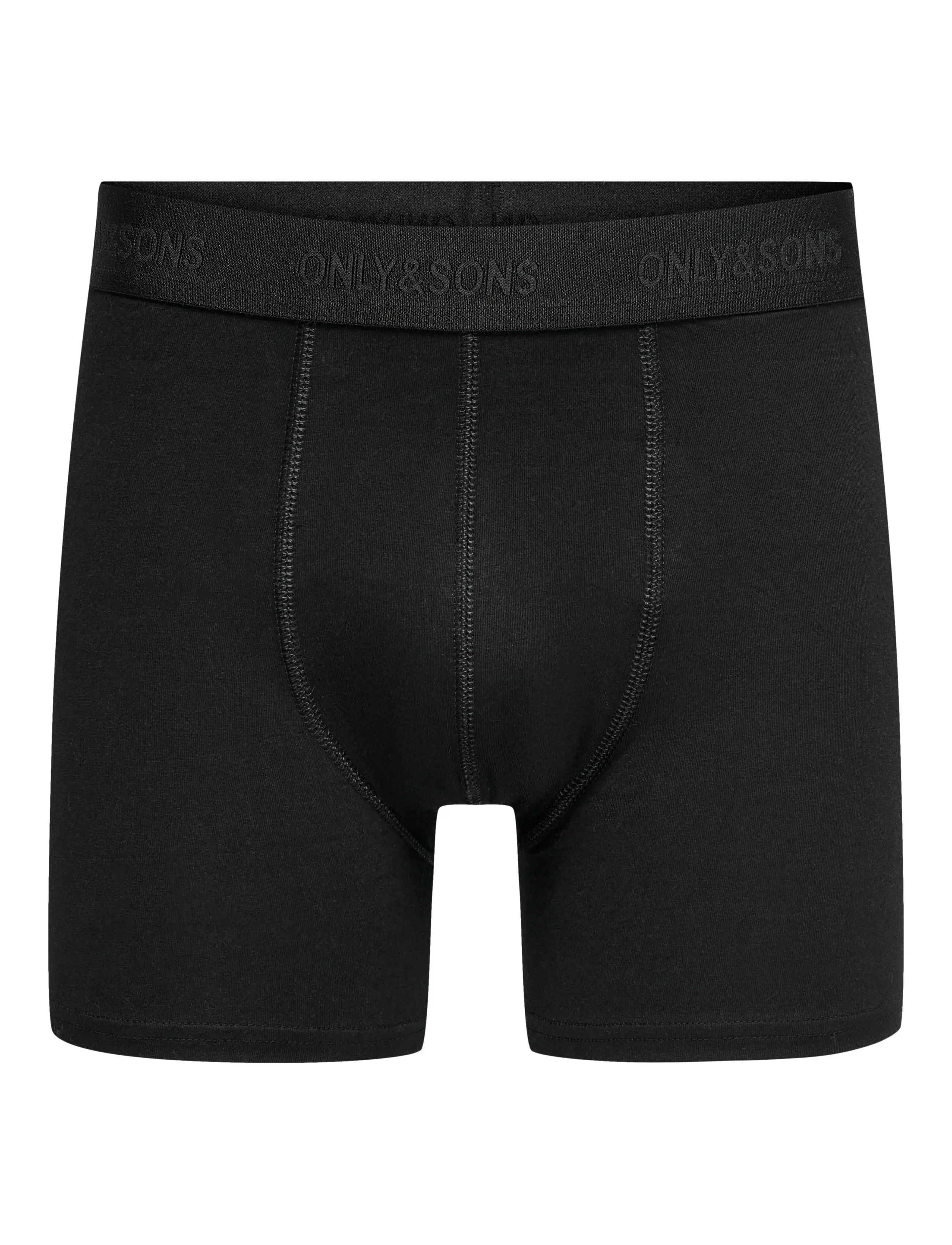 ONLY & SONS Onsfitz Solid Boxer 3Pack Noos, M, Underwear, Schwarz - Boxers, Männerswear