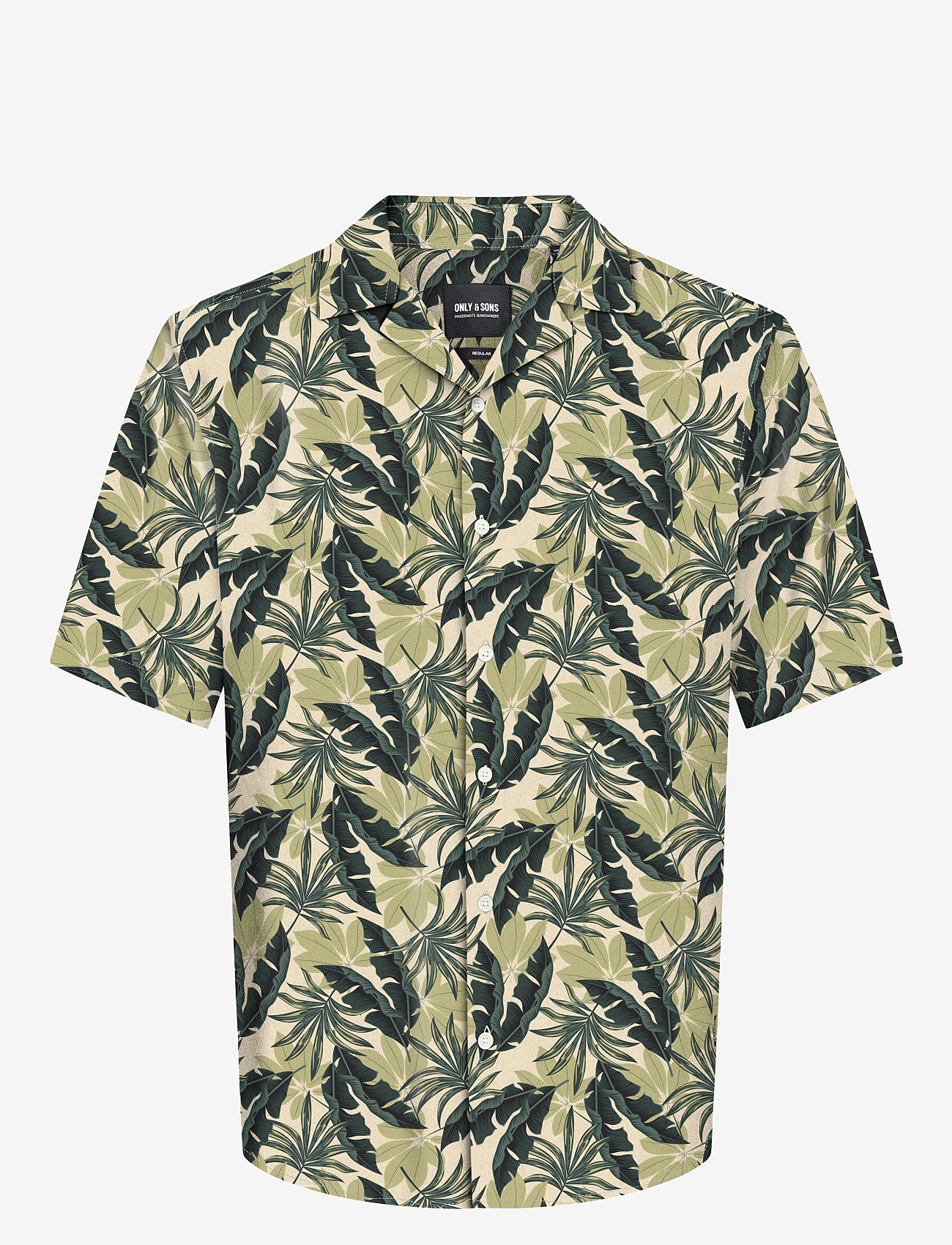 ONLY & SONS - ONSWAYNE LIFE AOP SS VISCOSE SHIRT NOOS - short-sleeved shirts - kambaba - 1