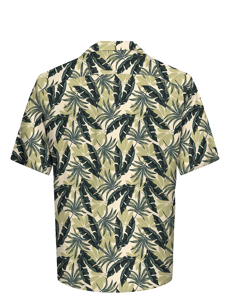 ONLY & SONS - ONSWAYNE LIFE AOP SS VISCOSE SHIRT NOOS - stutterma skyrtur - kambaba - 2