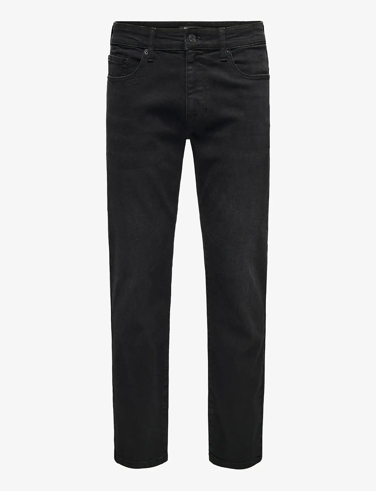 ONLY & SONS - ONSWEFT REGULAR BLACK 8638 MAT DNM NOOS - regular jeans - black denim - 1