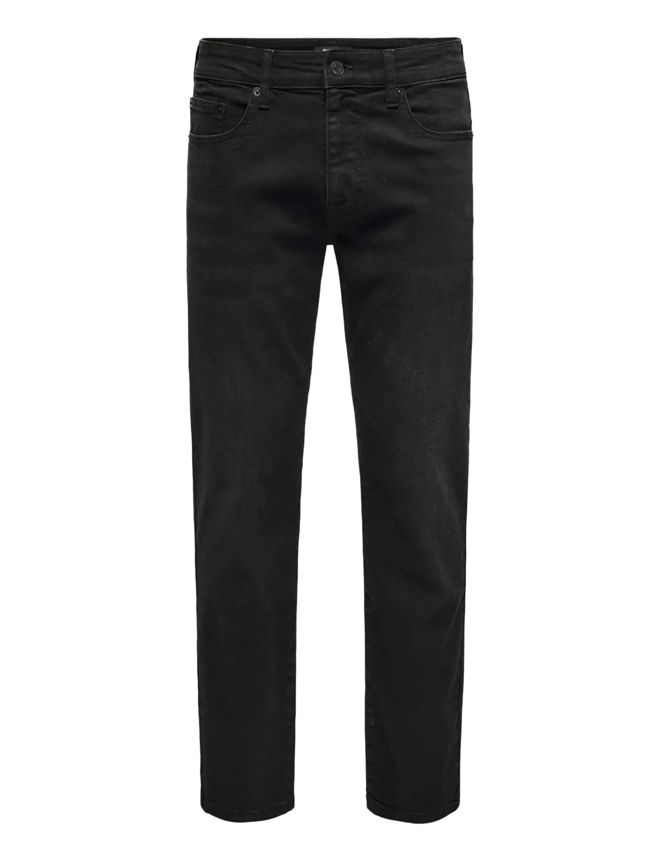 ONLY & SONS - ONSWEFT REGULAR BLACK 8638 MAT DNM NOOS - regular jeans - black denim - 1