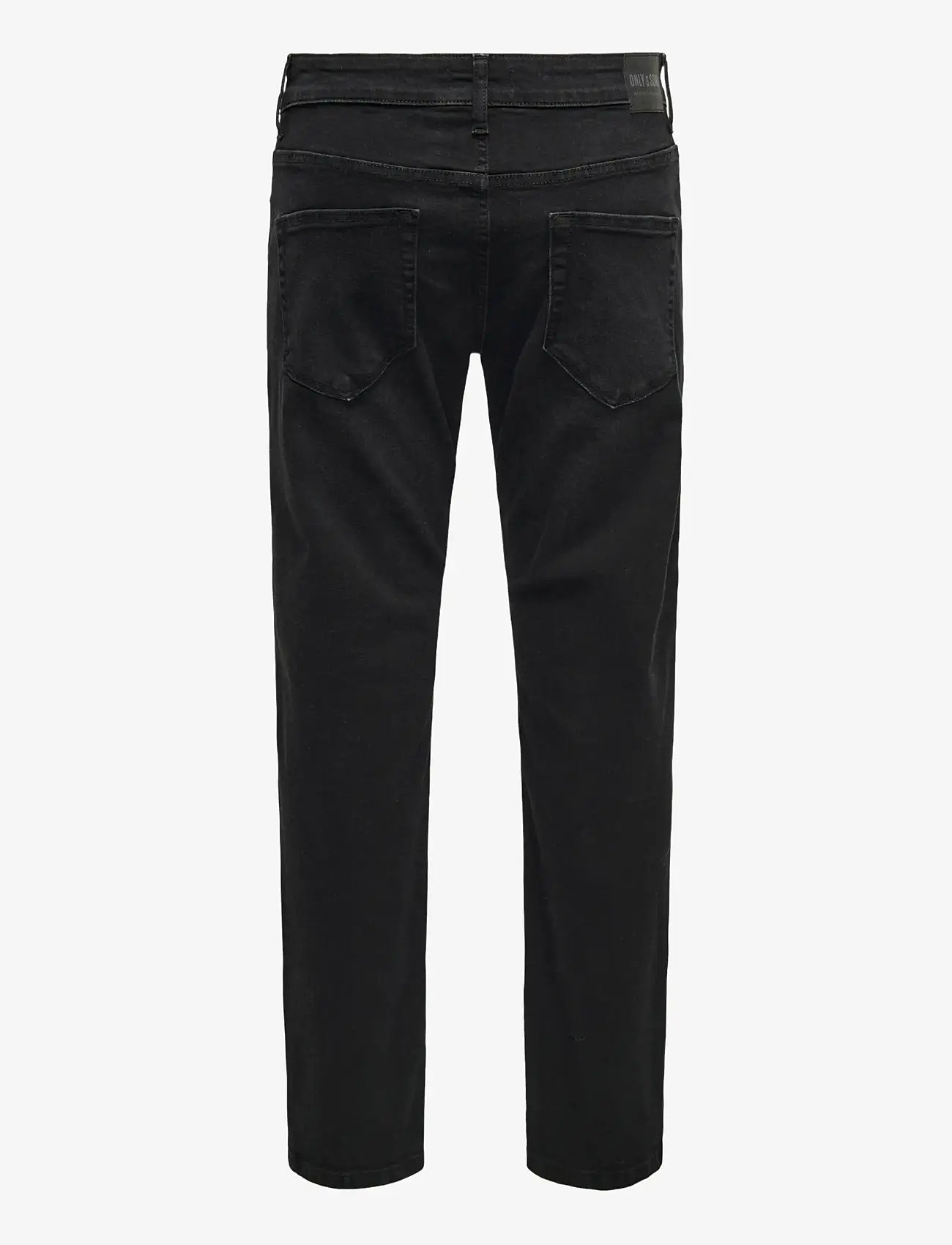 ONLY & SONS - ONSWEFT REGULAR BLACK 8638 MAT DNM NOOS - regular jeans - black denim - 2