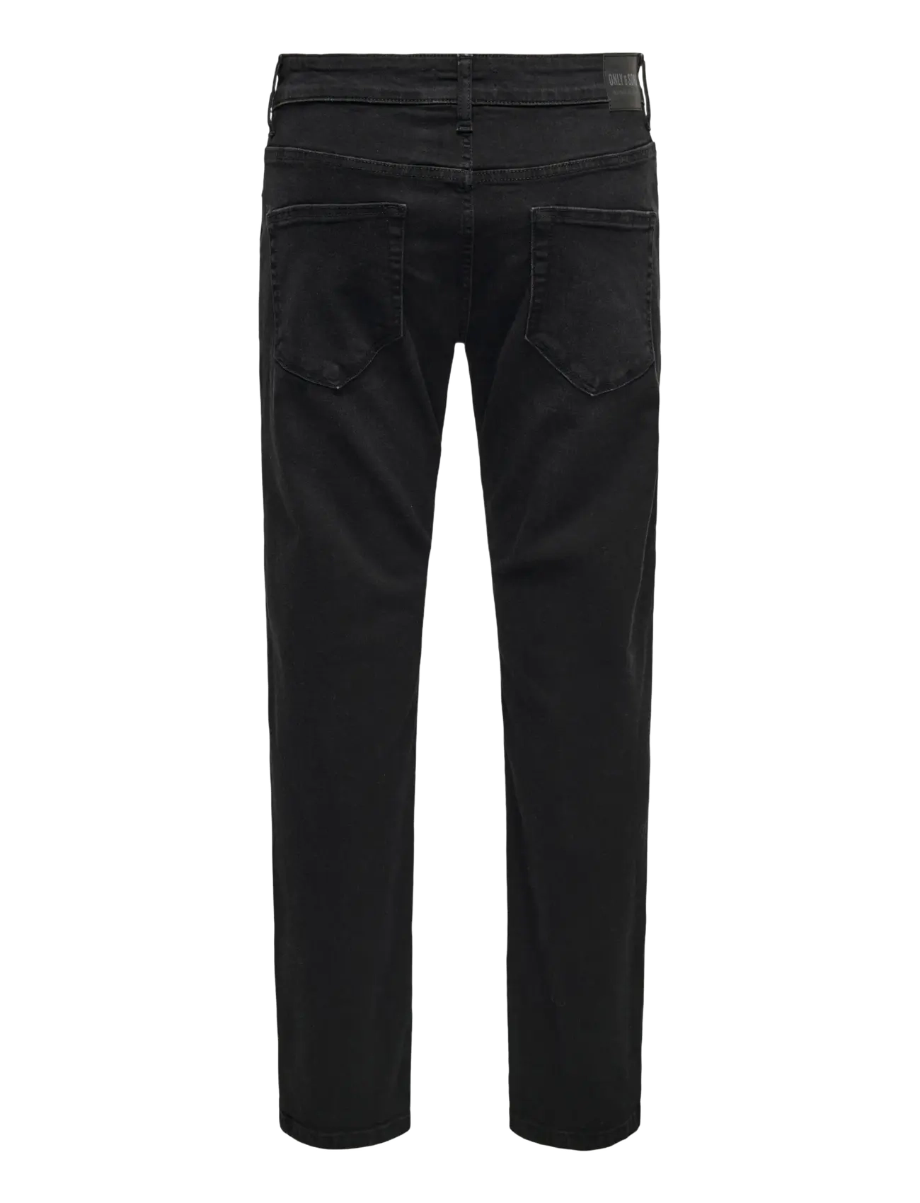 ONLY & SONS - ONSWEFT REGULAR BLACK 8638 MAT DNM NOOS - regular jeans - black denim - 2