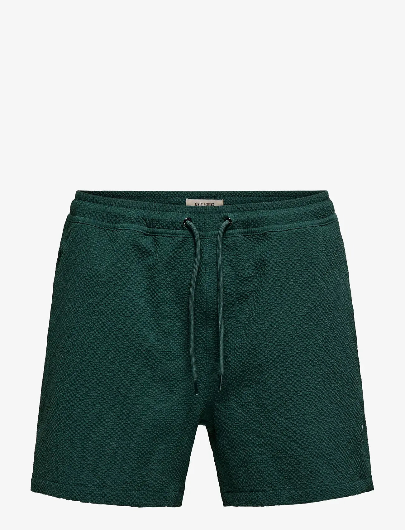 ONLY & SONS - ONSTED LIFE SOLID SEERSUCKER SWIM NOOS - badeshorts - darkest spruce - 1