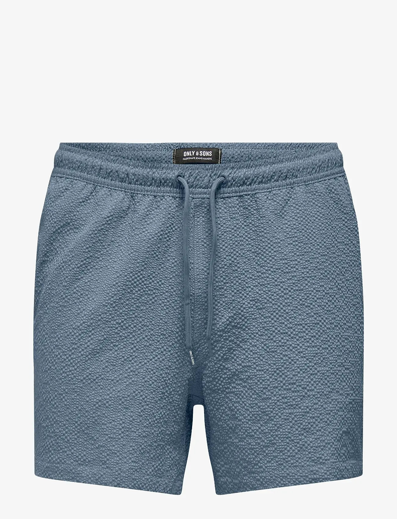 ONLY & SONS - ONSTED LIFE SOLID SEERSUCKER SWIM NOOS - badehose - flint stone - 1