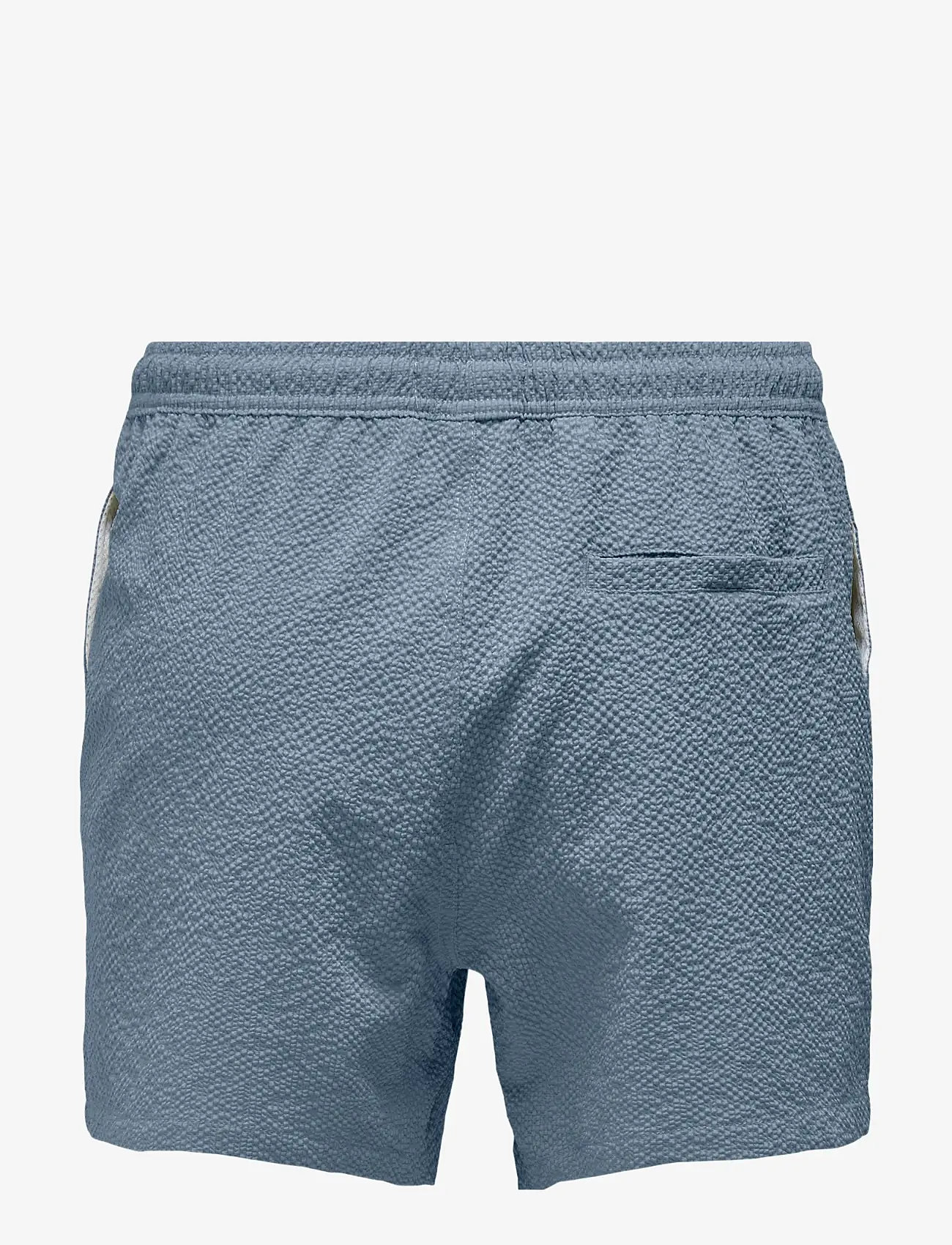 ONLY & SONS - ONSTED LIFE SOLID SEERSUCKER SWIM NOOS - badehose - flint stone - 2