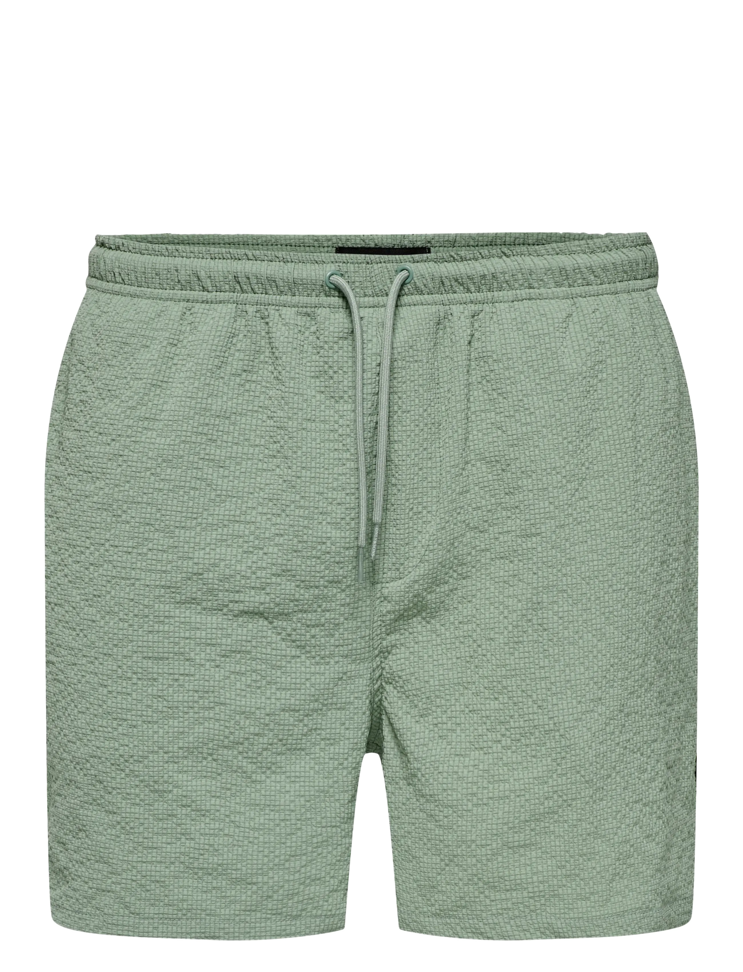 ONLY & SONS Onsted Life Solid Seersucker Swim Noos Grün - S - Herren