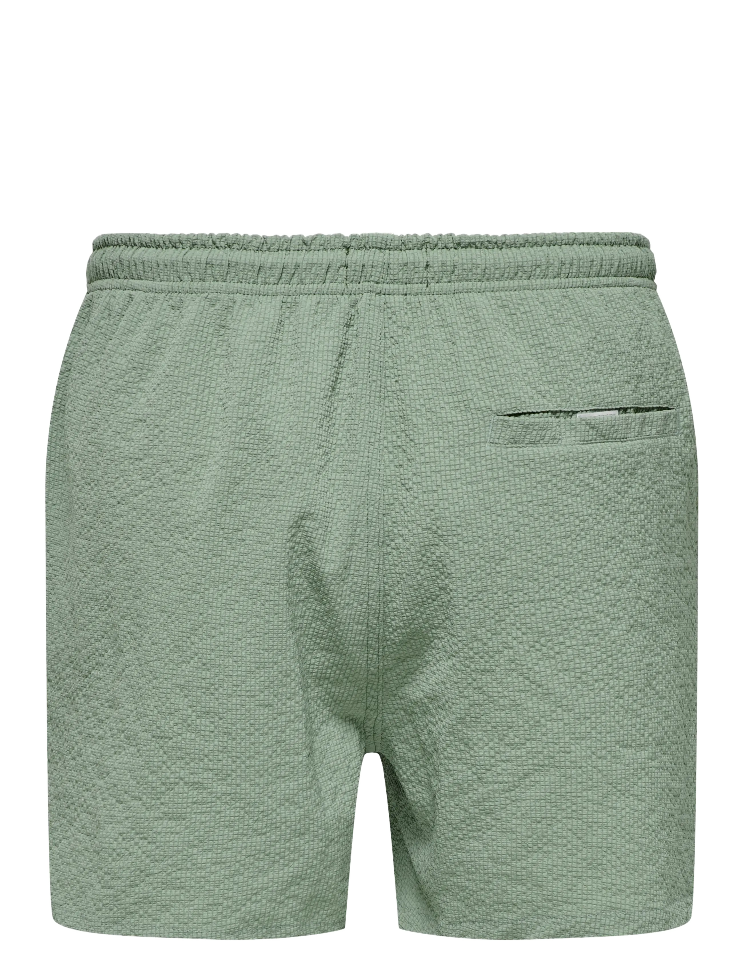 ONLY & SONS - ONSTED LIFE SOLID SEERSUCKER SWIM NOOS - laveste priser - iceberg green - 2