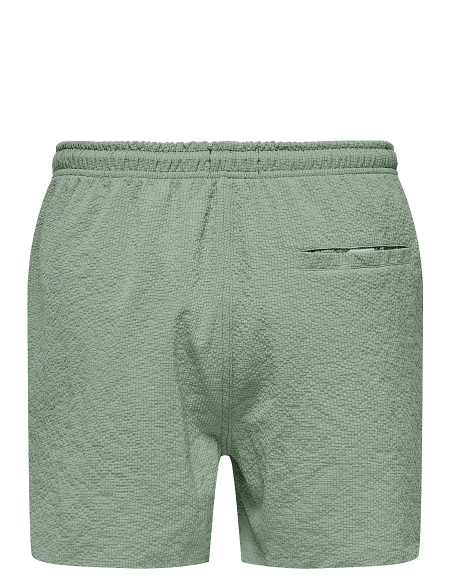 ONLY & SONS - ONSTED LIFE SOLID SEERSUCKER SWIM NOOS - shorts de bain - iceberg green - 2
