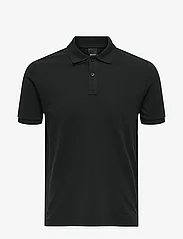 ONLY & SONS - ONSTRAY SLIM SS POLO - die niedrigsten preise - black - 0