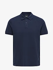ONLY & SONS - ONSTRAY SLIM SS POLO - lowest prices - navy blazer - 0