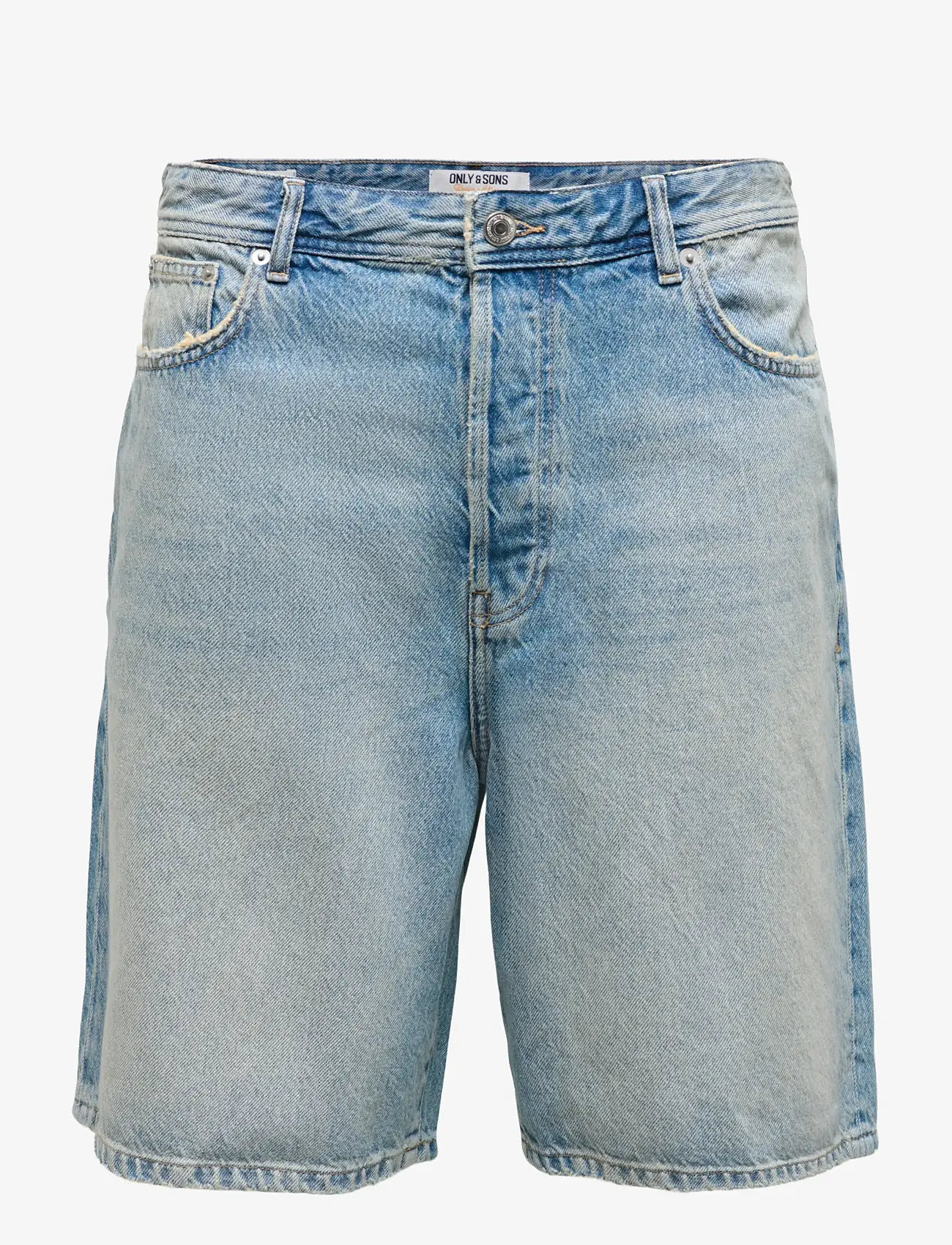 ONLY & SONS - ONSFADE MB TINT 9085 TAI DNM SHORTS NOOS - jorts - medium blue denim - 1