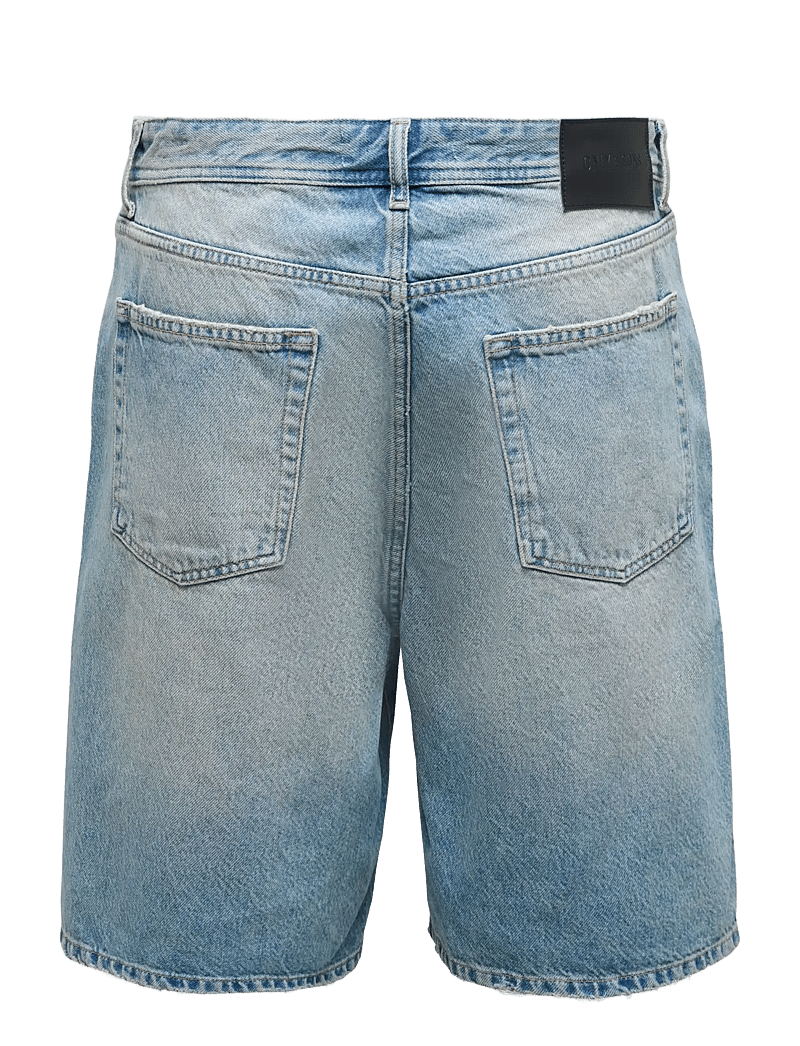 ONLY & SONS - ONSFADE MB TINT 9085 TAI DNM SHORTS NOOS - jorts - medium blue denim - 2