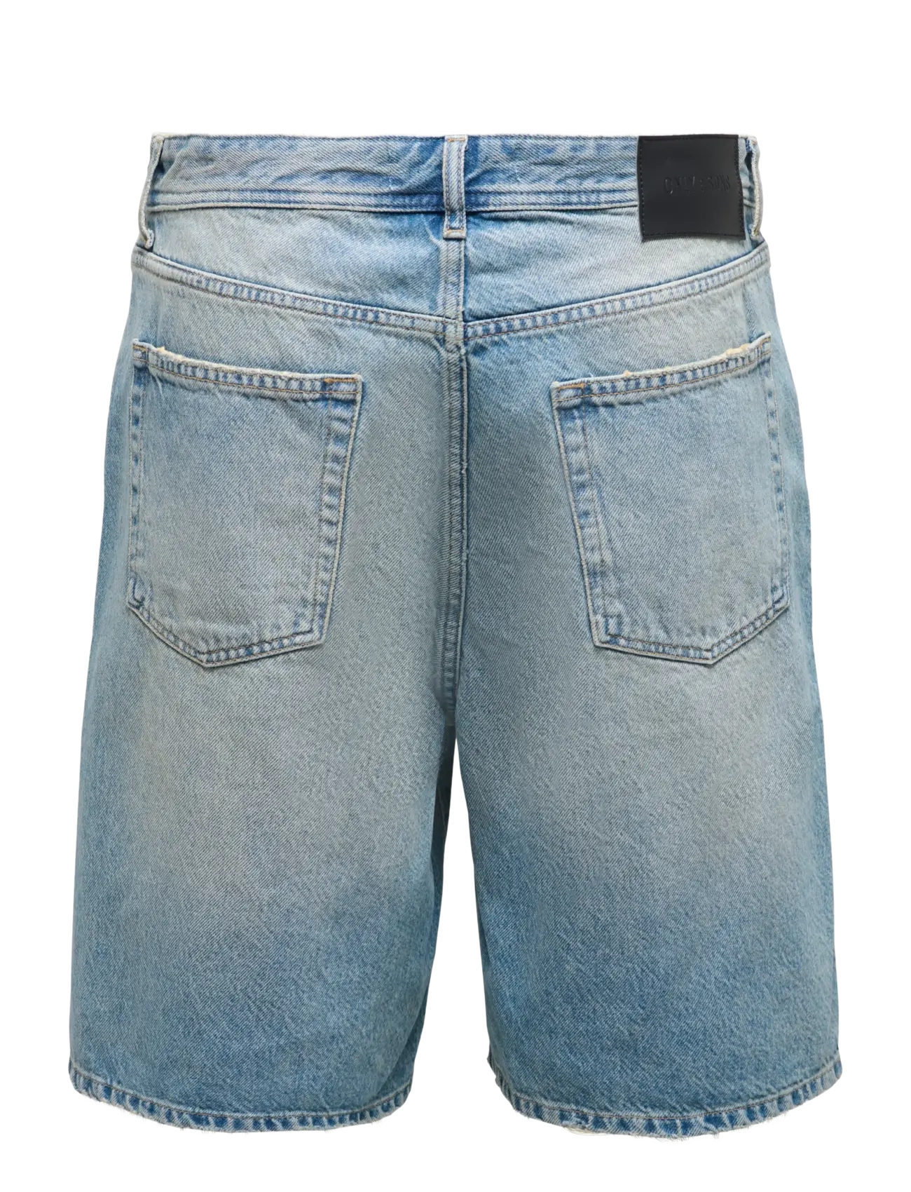 ONLY & SONS - ONSFADE MB TINT 9085 TAI DNM SHORTS NOOS - jorty - medium blue denim - 2