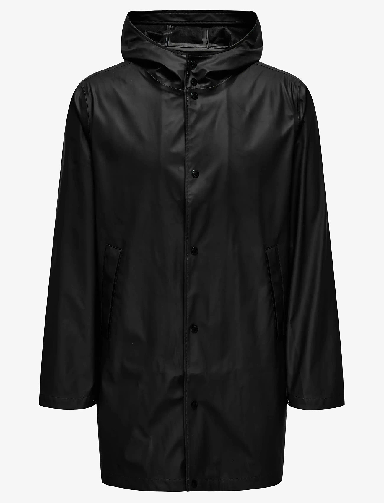 ONLY & SONS - ONSLUCA RAIN COAT OTW NOOS - jacken - black - 0