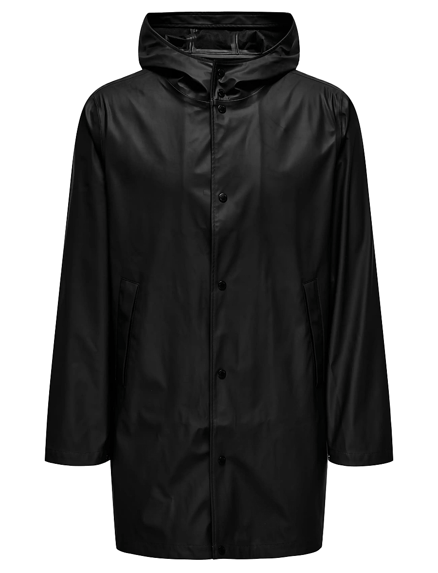ONLY & SONS - ONSLUCA RAIN COAT OTW NOOS - regenmäntel - black - 1