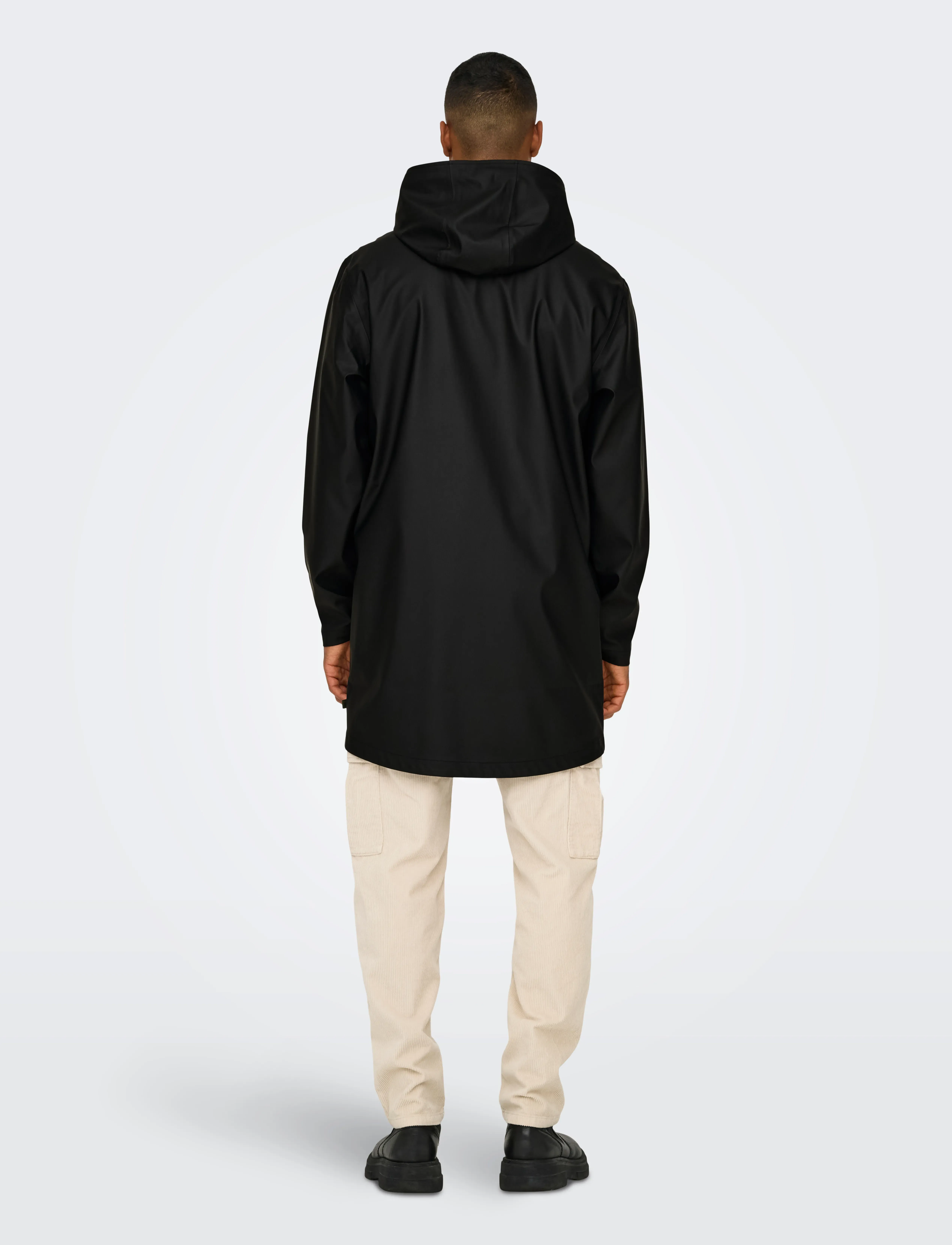 ONLY & SONS - ONSLUCA RAIN COAT OTW NOOS - kurtki - black - 3