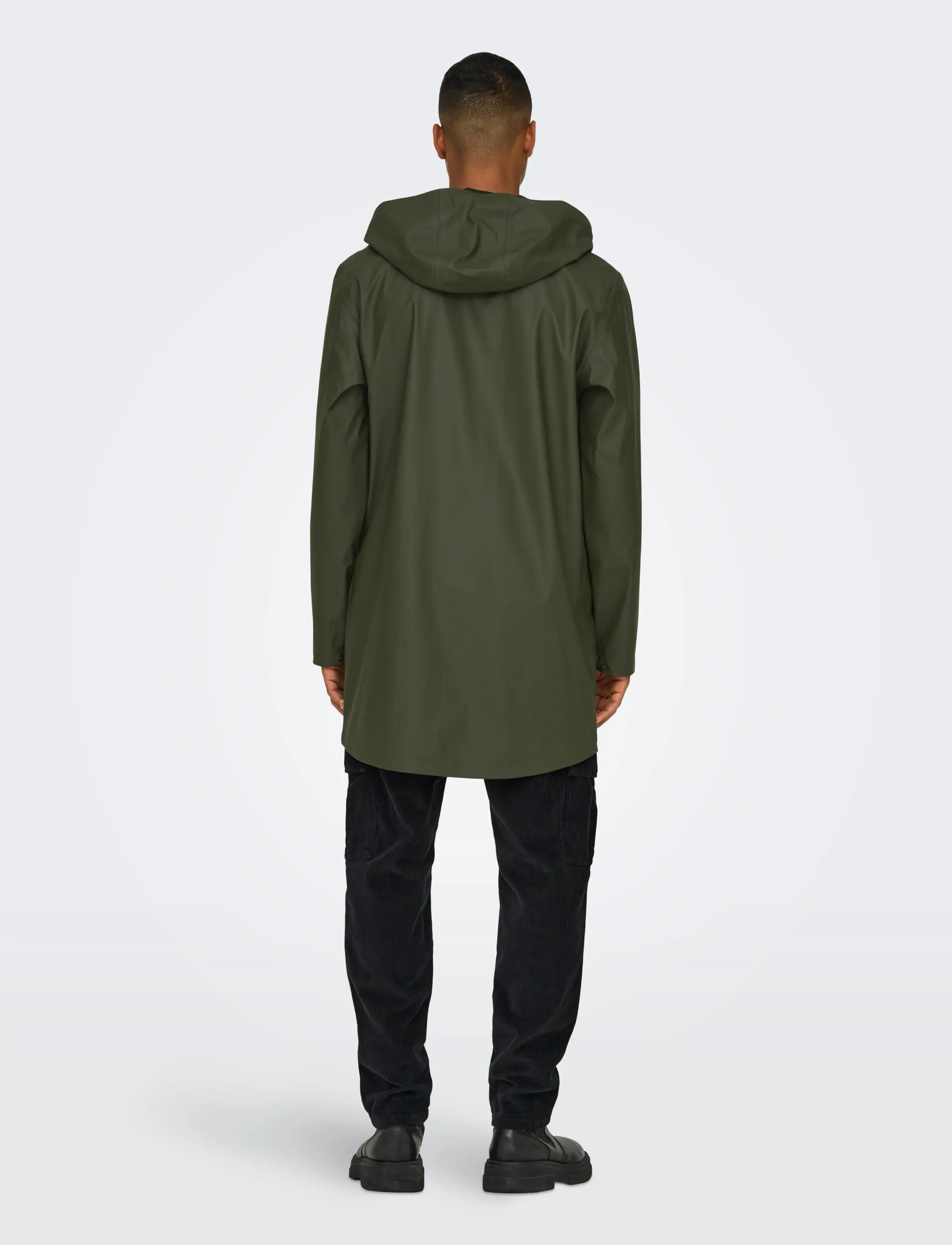 ONLY & SONS - ONSLUCA RAIN COAT OTW NOOS - vihmamantlid - peat - 3