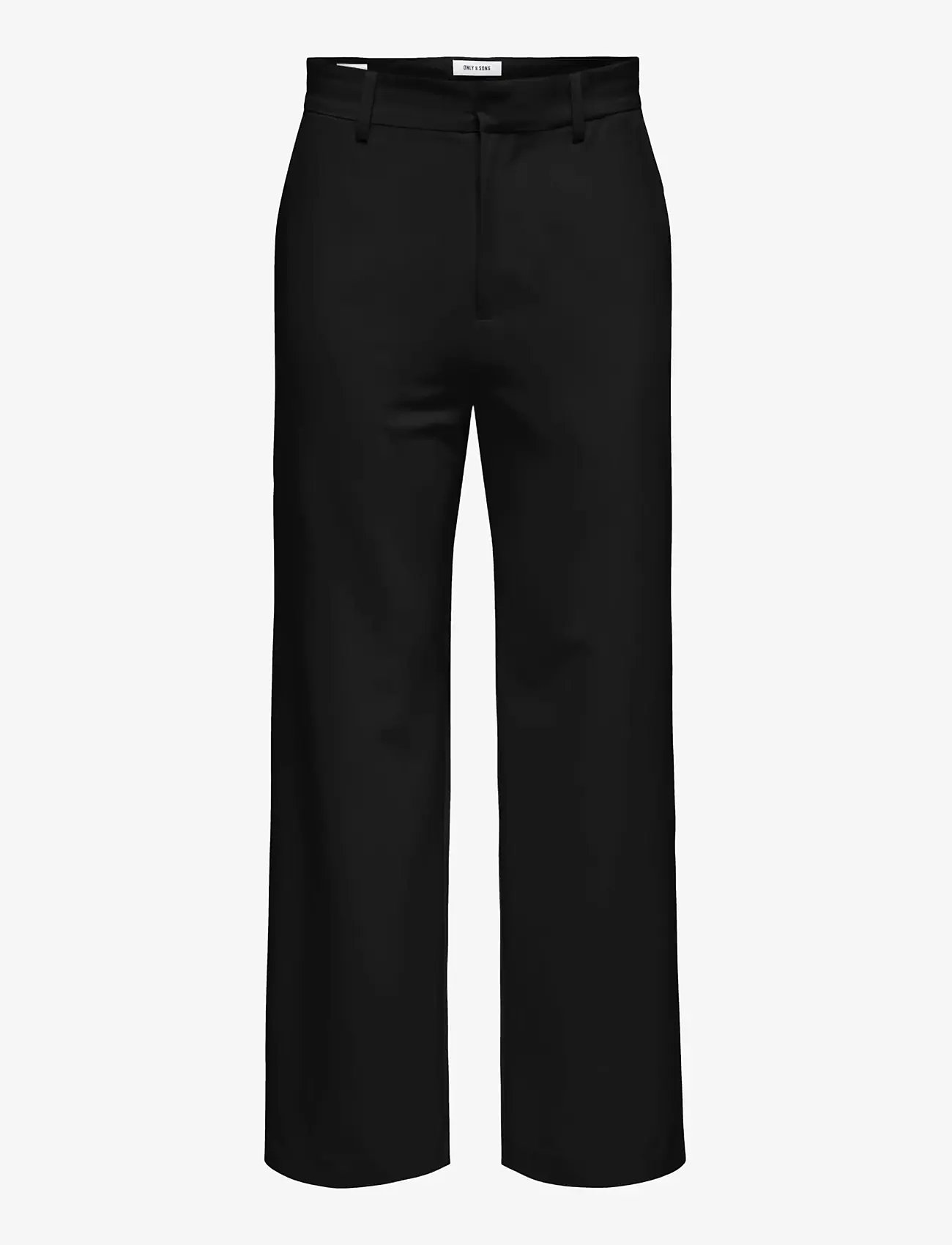 ONLY & SONS - ONSBOB-LE LOOSE 0071. PANT NOOS - suit trousers - black - 1