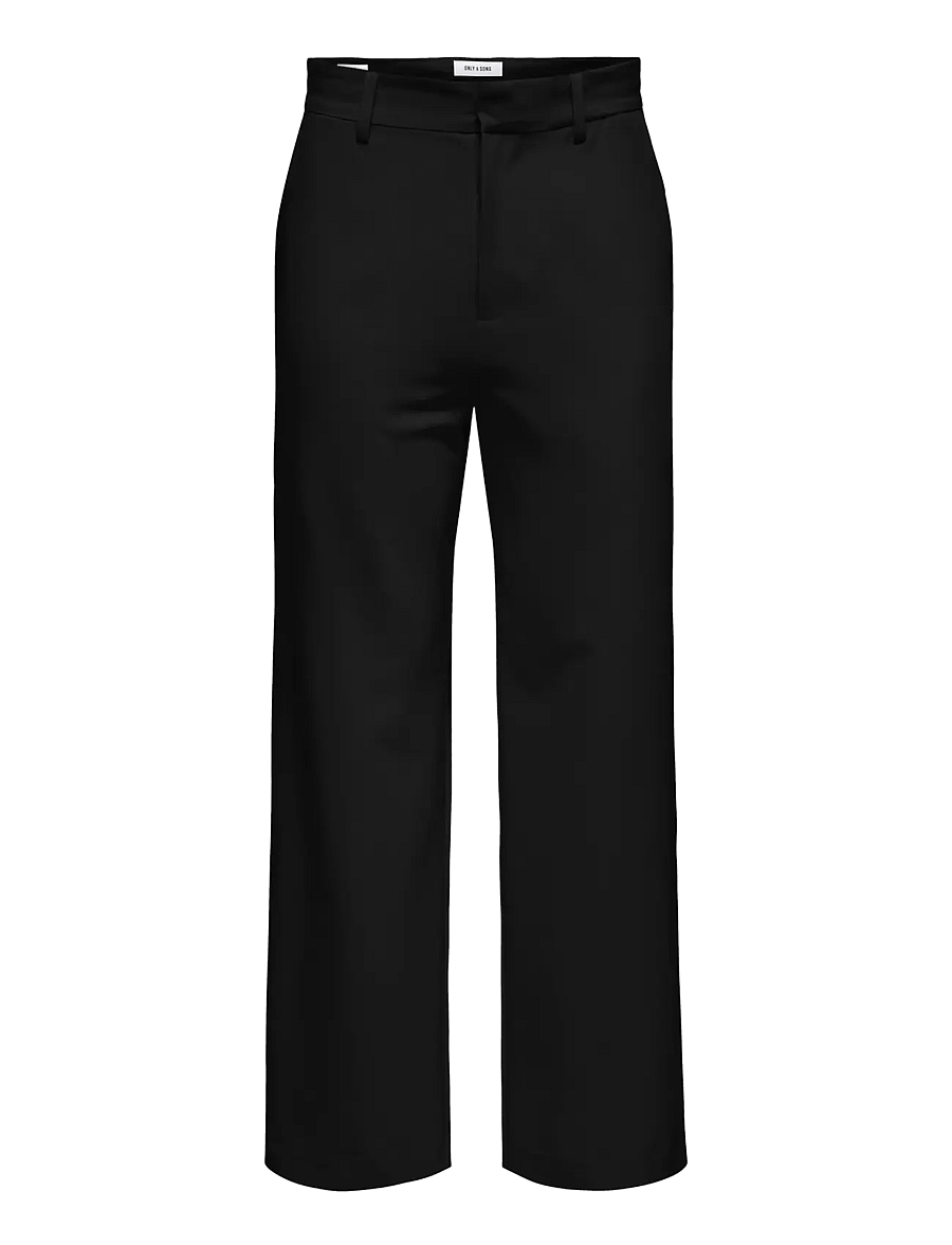 ONLY & SONS - ONSBOB-LE LOOSE 0071. PANT NOOS - kostymbyxor - black - 1