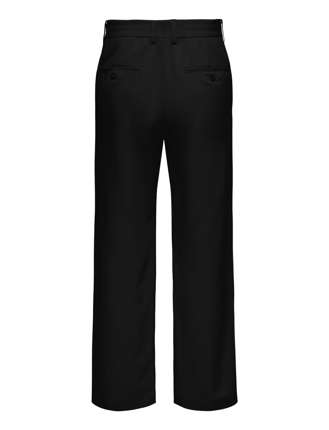ONLY & SONS - ONSBOB-LE LOOSE 0071. PANT NOOS - laveste priser - black - 2