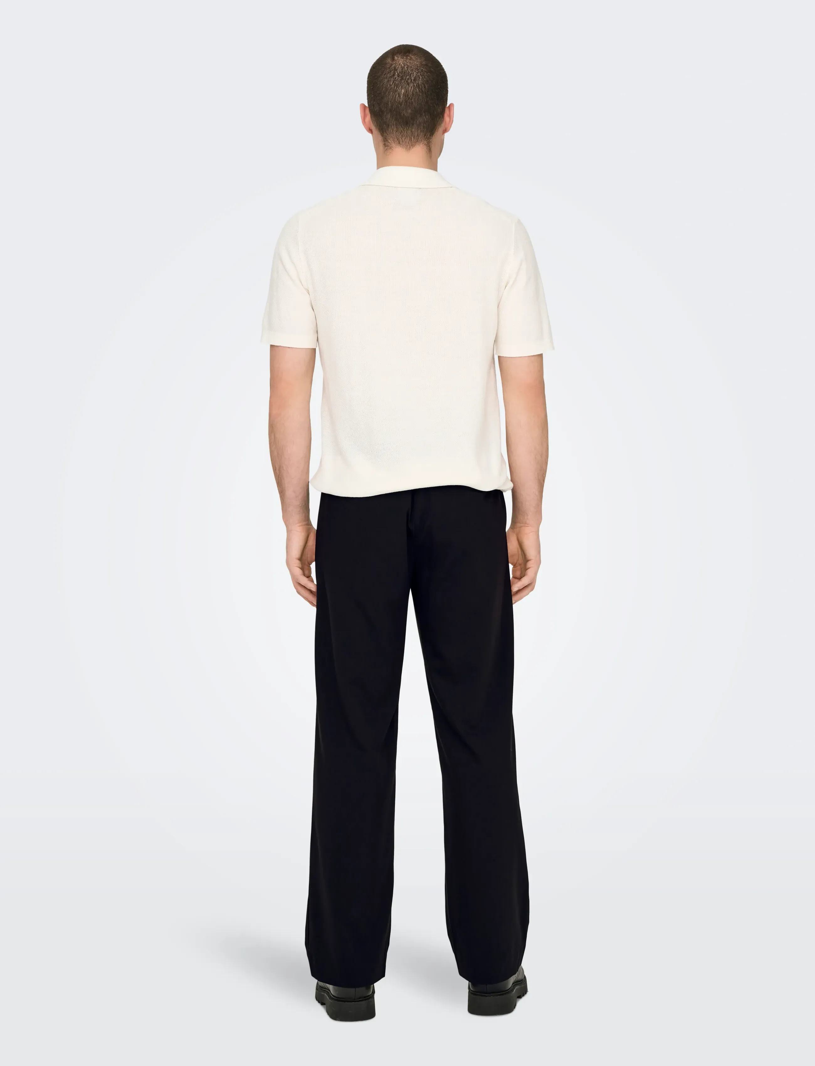 ONLY & SONS - ONSBOB-LE LOOSE 0071. PANT NOOS - laveste priser - black - 3