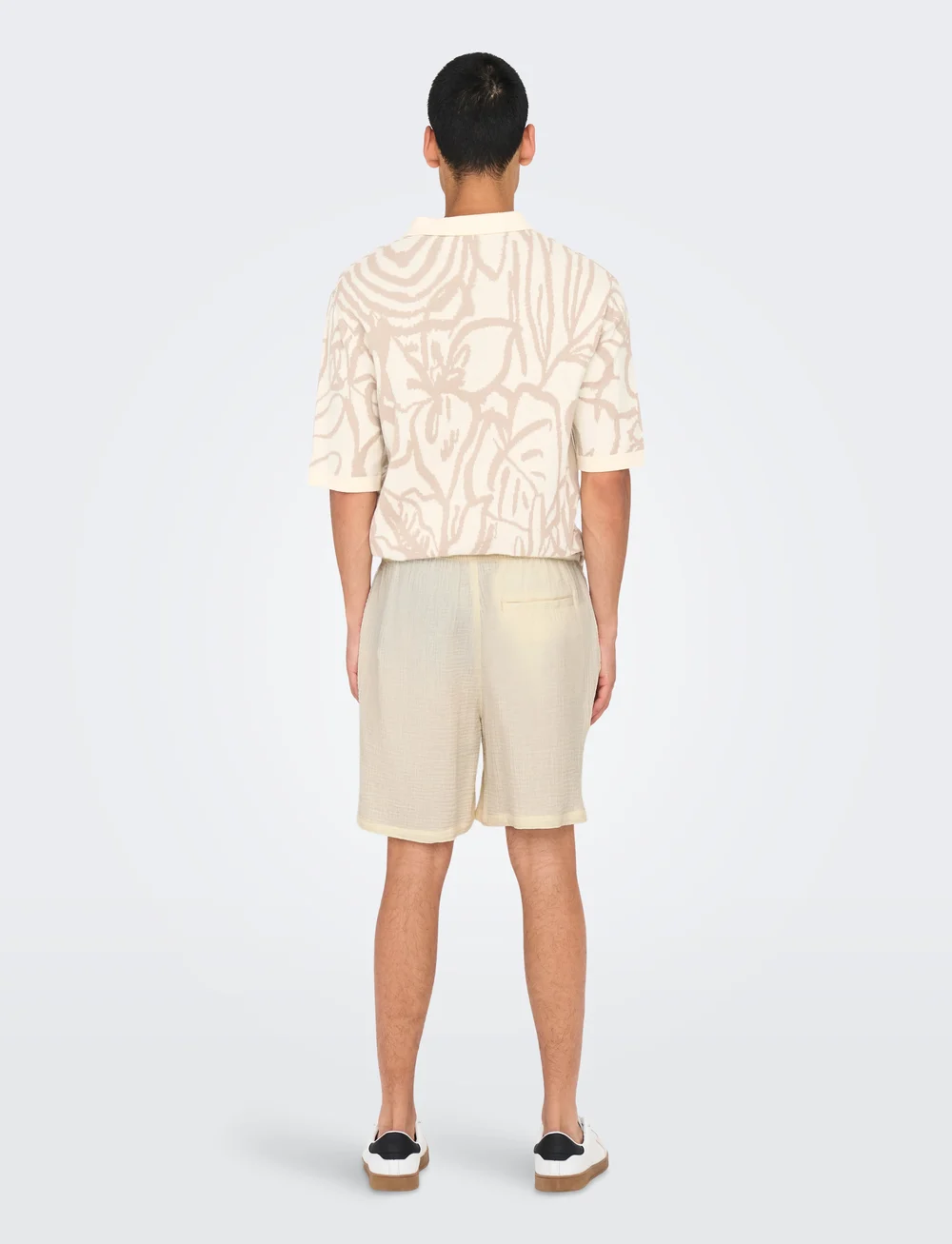 ONLY & SONS - ONSTEL-PAS 0158 SHORTS - casual shorts - egret - 3