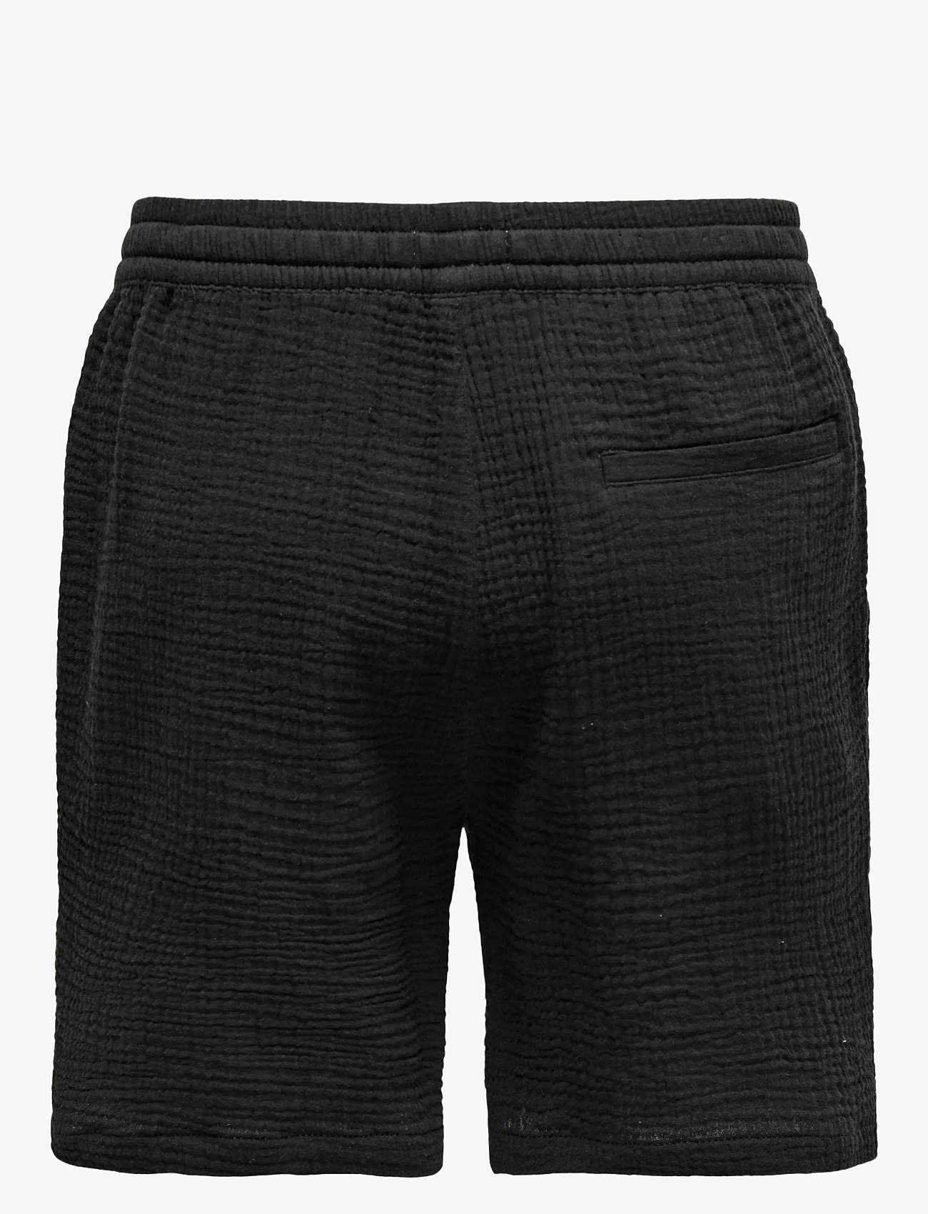 ONLY & SONS - ONSTEL-PAS 0158 SHORTS - laveste priser - jet black - 2