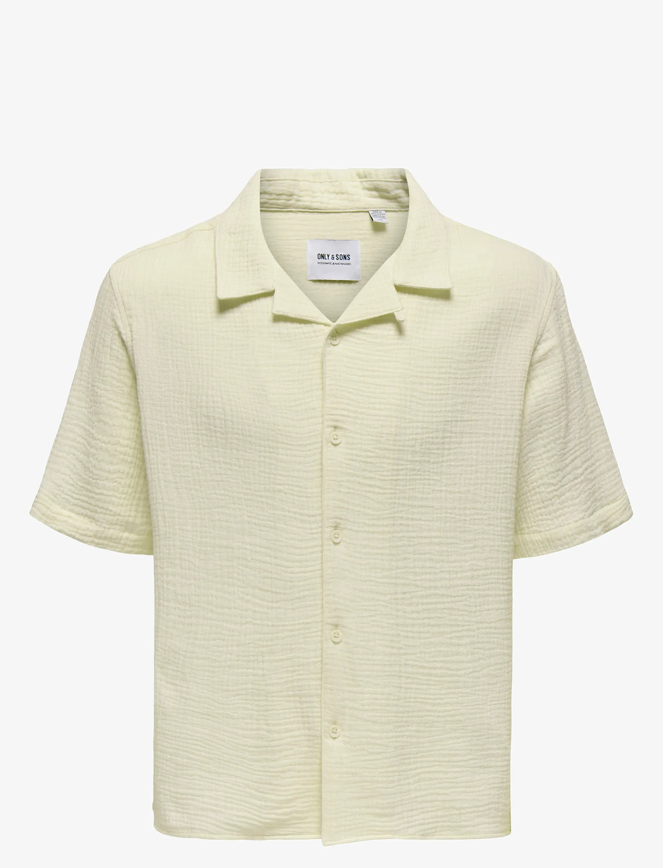 ONLY & SONS - ONSKYLE 0158 SS SHIRT - laveste priser - egret - 0