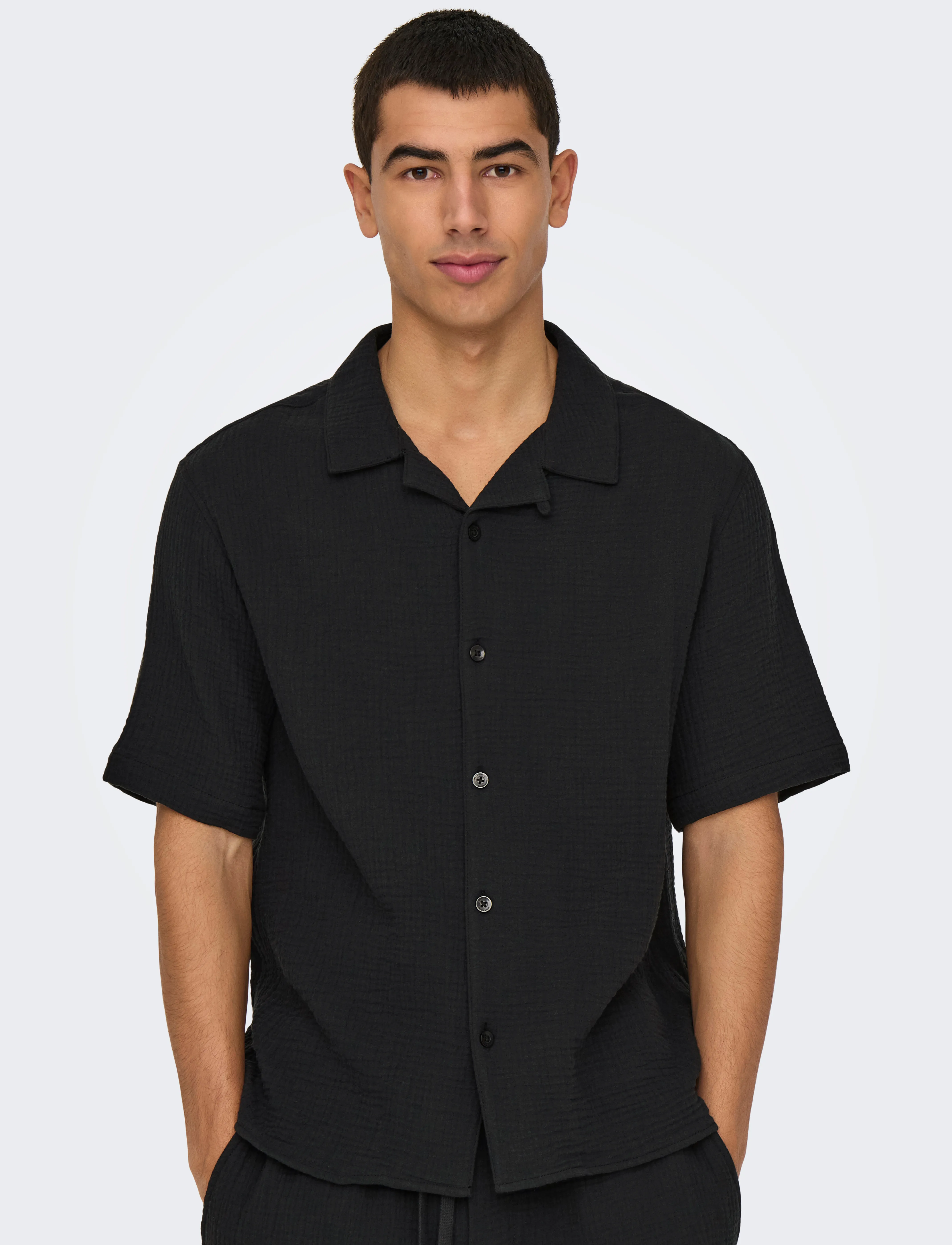 ONLY & SONS Onskyle 0158 Ss Shirt kortärmade skjortor herr – bild 5