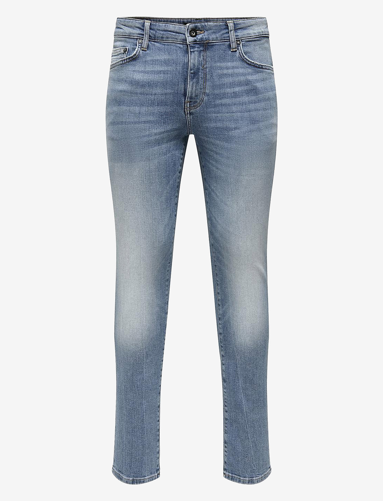 Jeans ONLY & SONS Slim Fit - Corte Ajustado, Tiro Medio, De Algodón Elástico