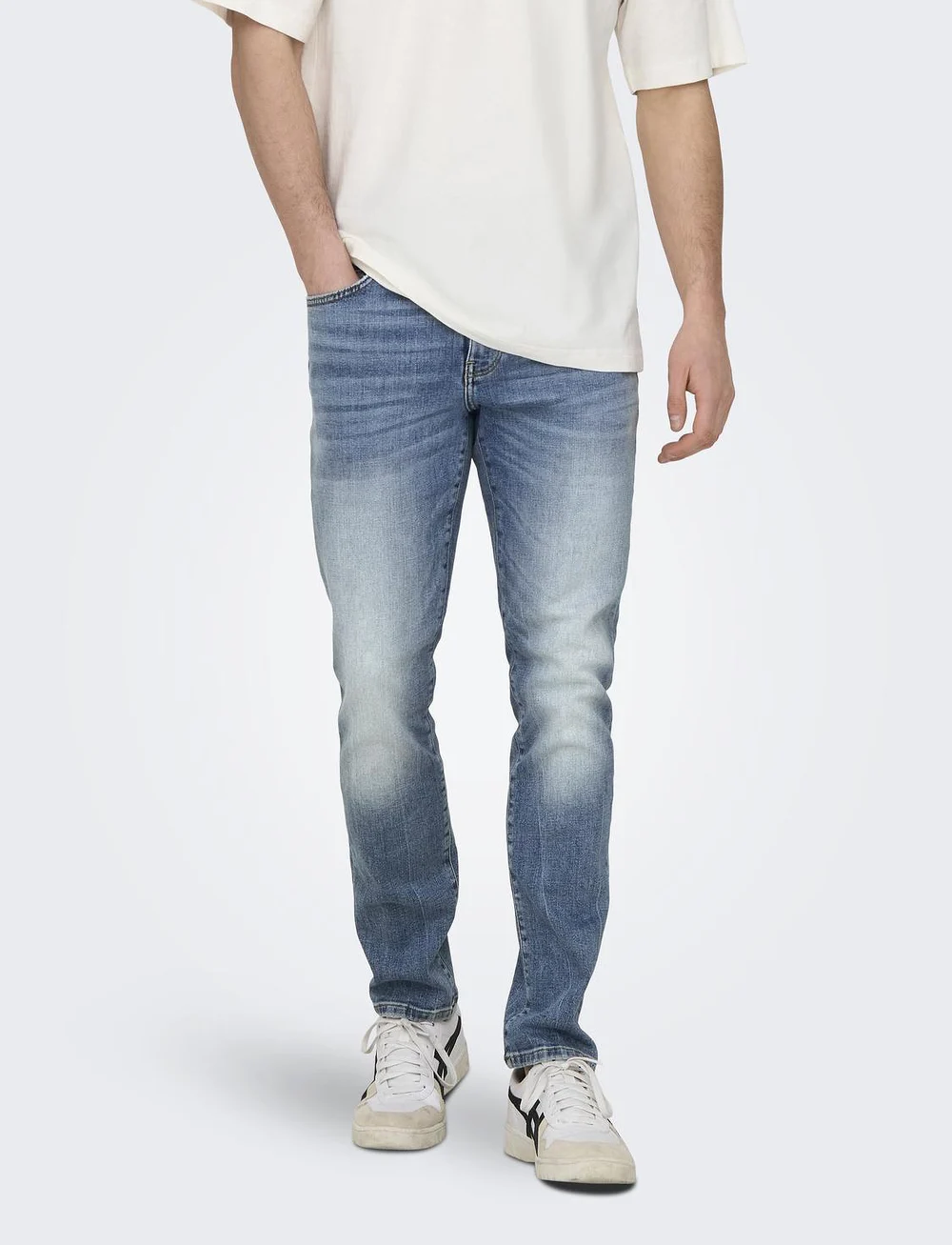 ONLY & SONS - ONSLOOM SLIM JAX LB 9240 A14 DNM NOOS - slim jeans - light blue denim - 0