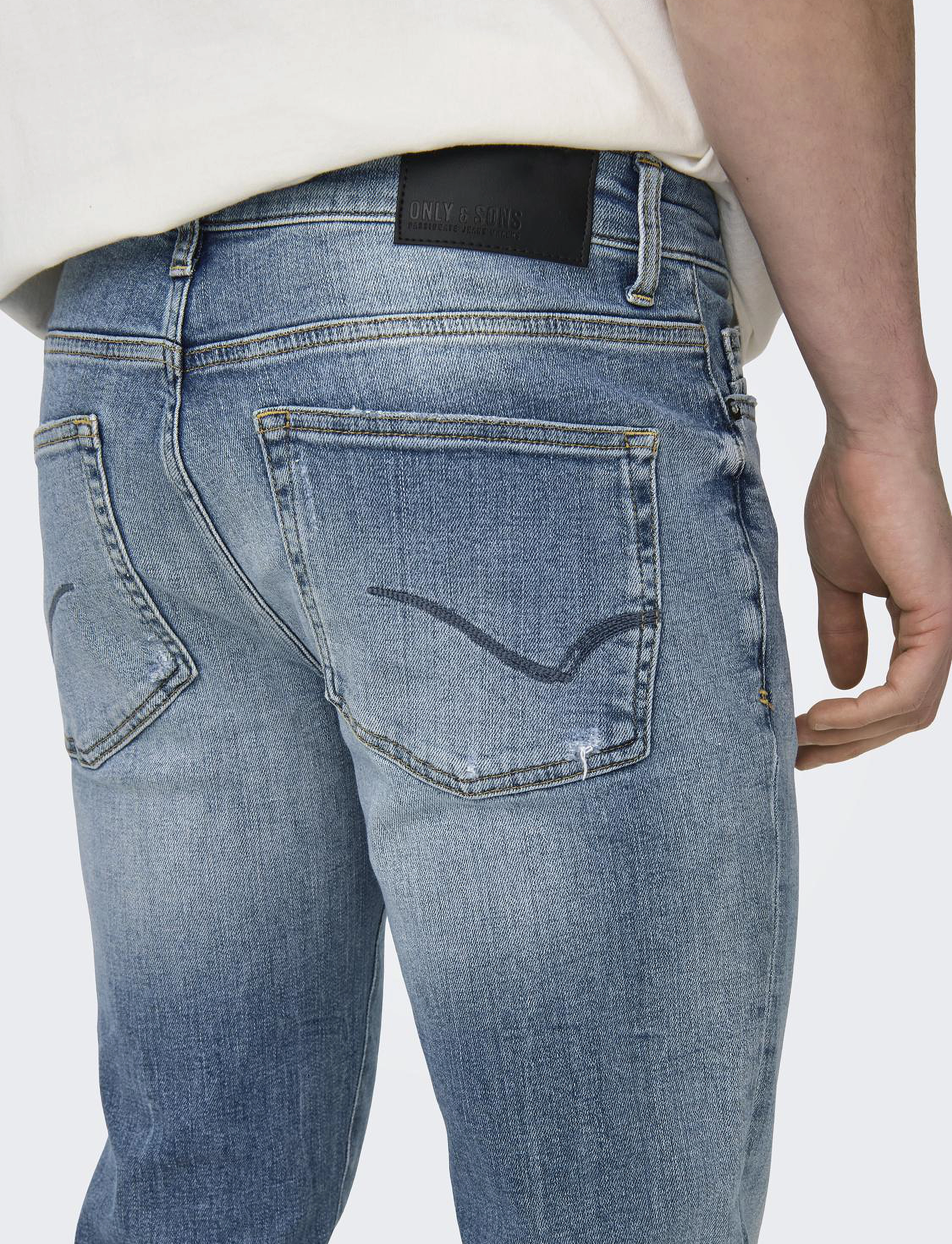 ONLY & SONS - ONSLOOM SLIM JAX LB 9240 A14 DNM NOOS - light blue denim - 5